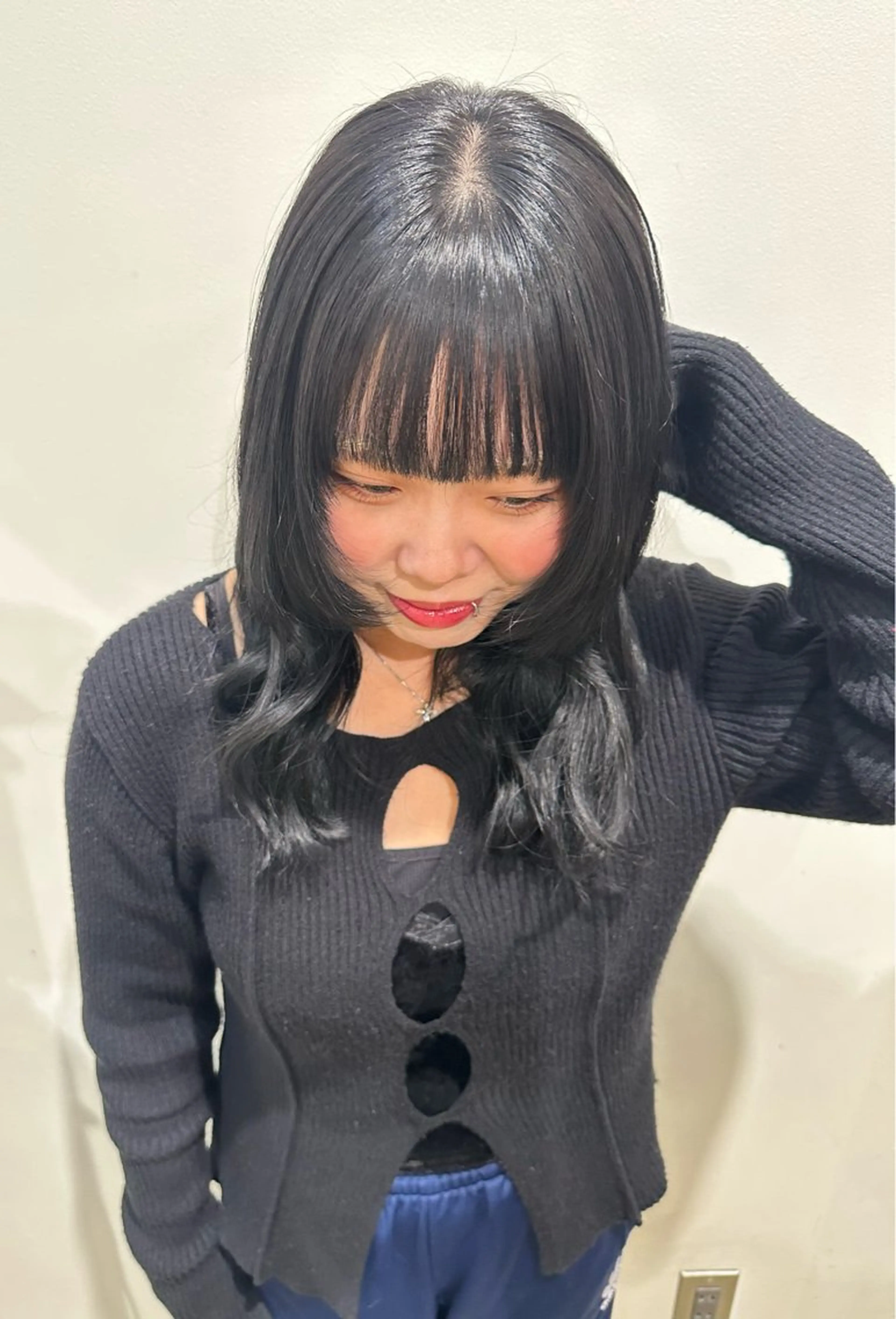 セミロング カラー 大須/パーマモデル 木場 健斗🌳のヘアスタイル