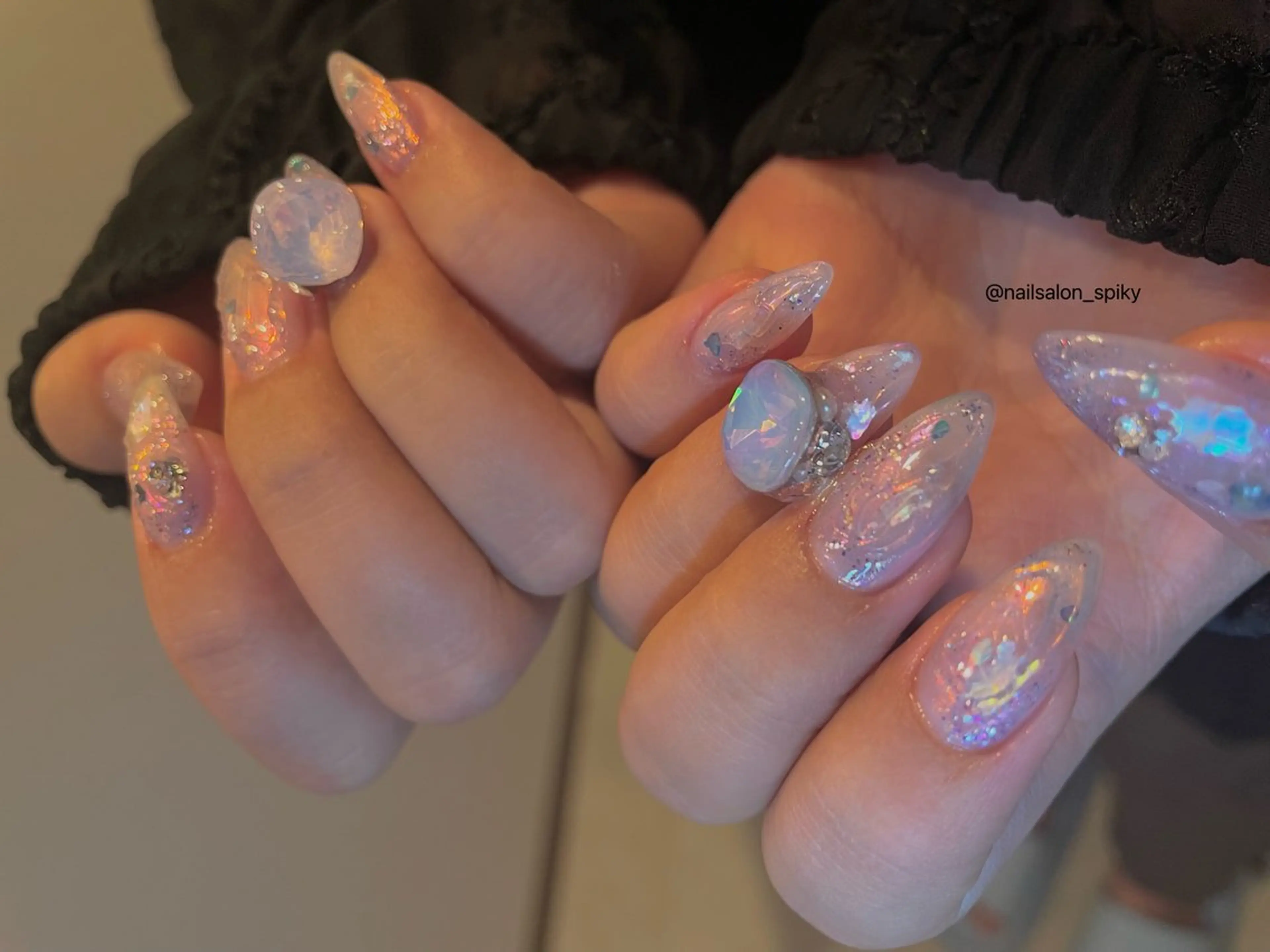 ネイル Spiky とうげ ふうかのネイルデザイン