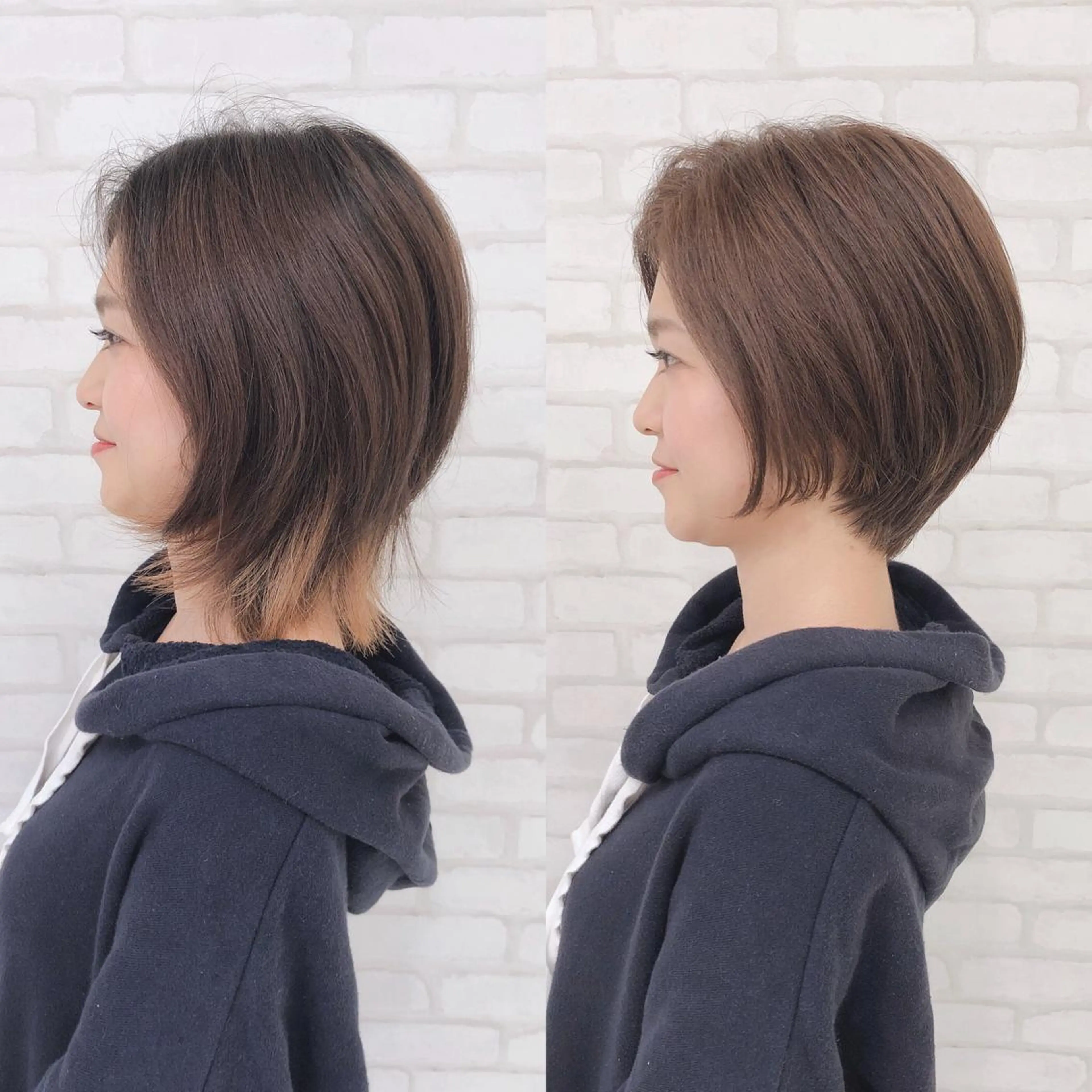 ショート アビリタ 警固のヘアスタイル