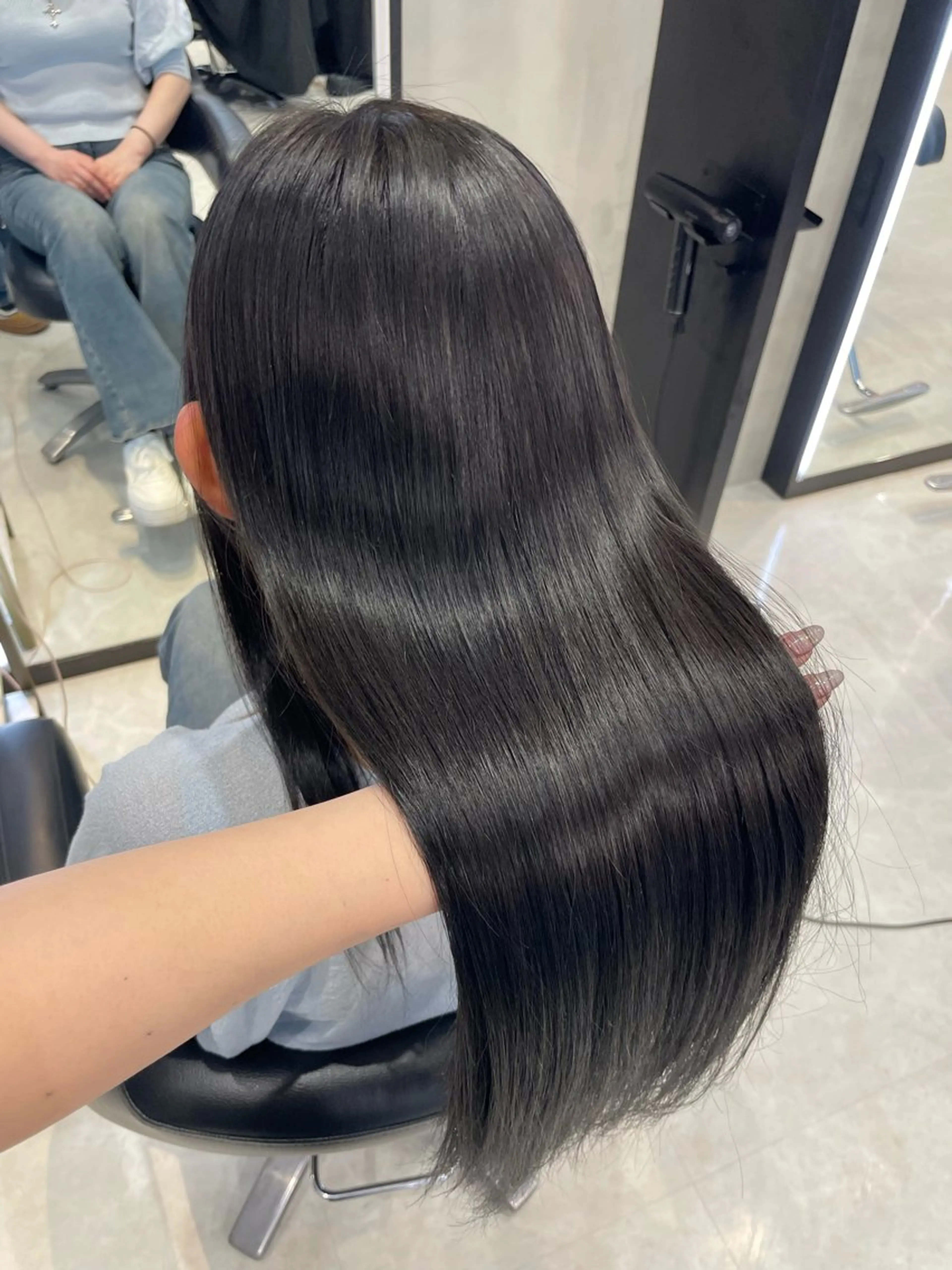 ロング カラー 艶カラー♡クール トレンドヘア♡アユミのヘアスタイル