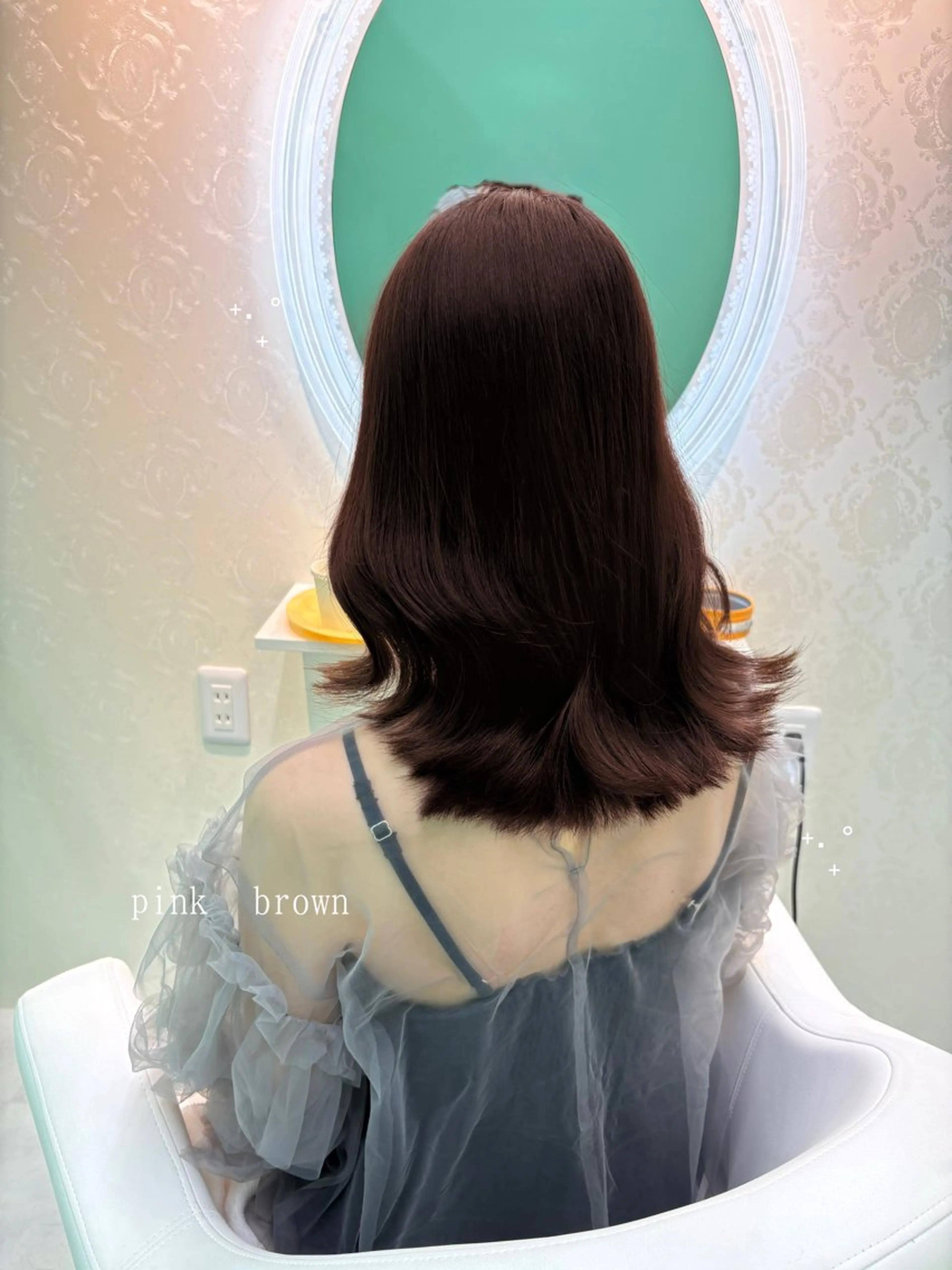 セミロング カラー カット ヘアカラー トリートメント Ella所属・nana【艶髪】/ レイヤー/縮毛矯正のヘアスタイル