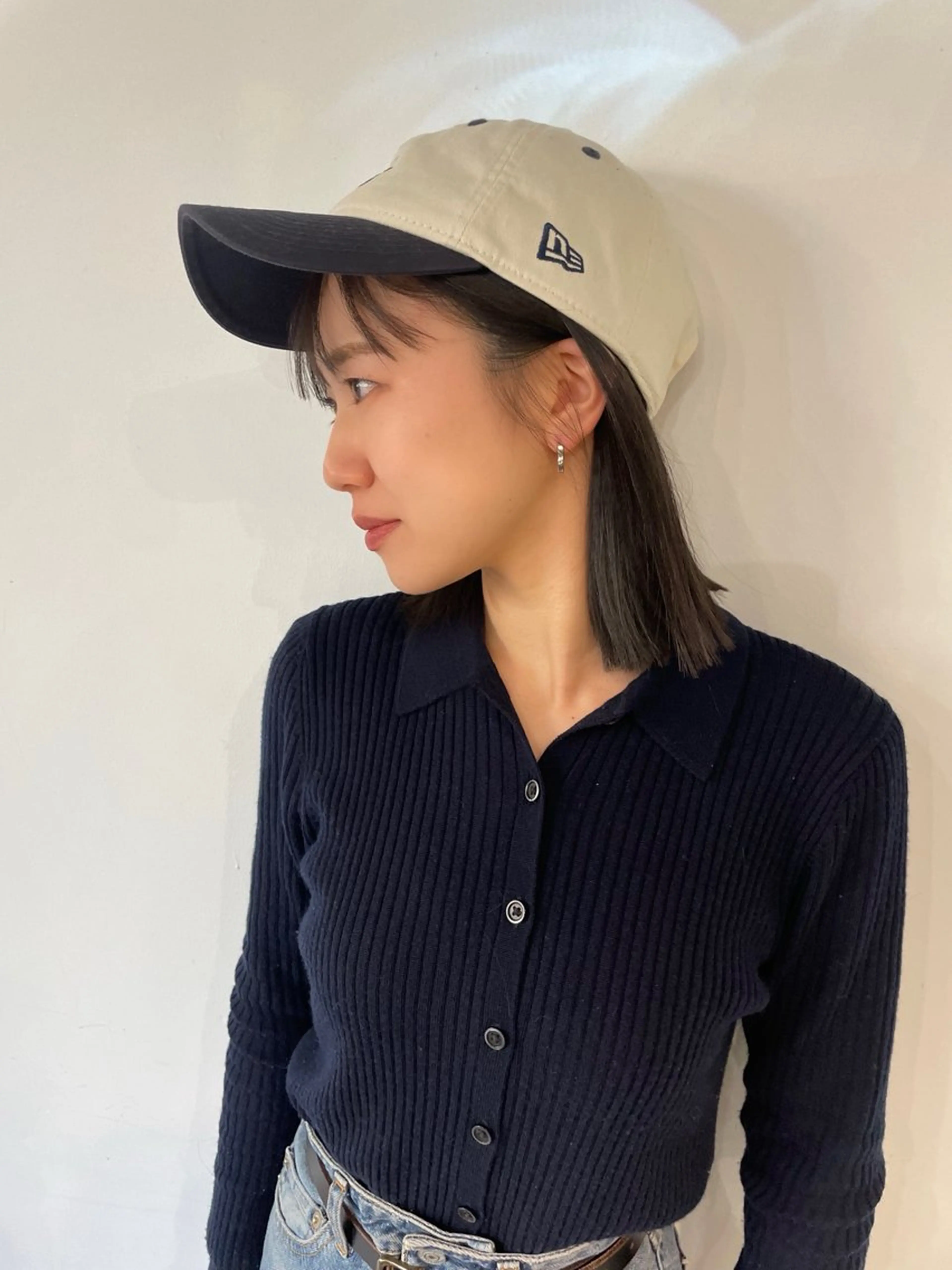 ミディアム 切りっぱなしボブ ボブ LA.MIU★ 八王子店Mayuのヘアスタイル