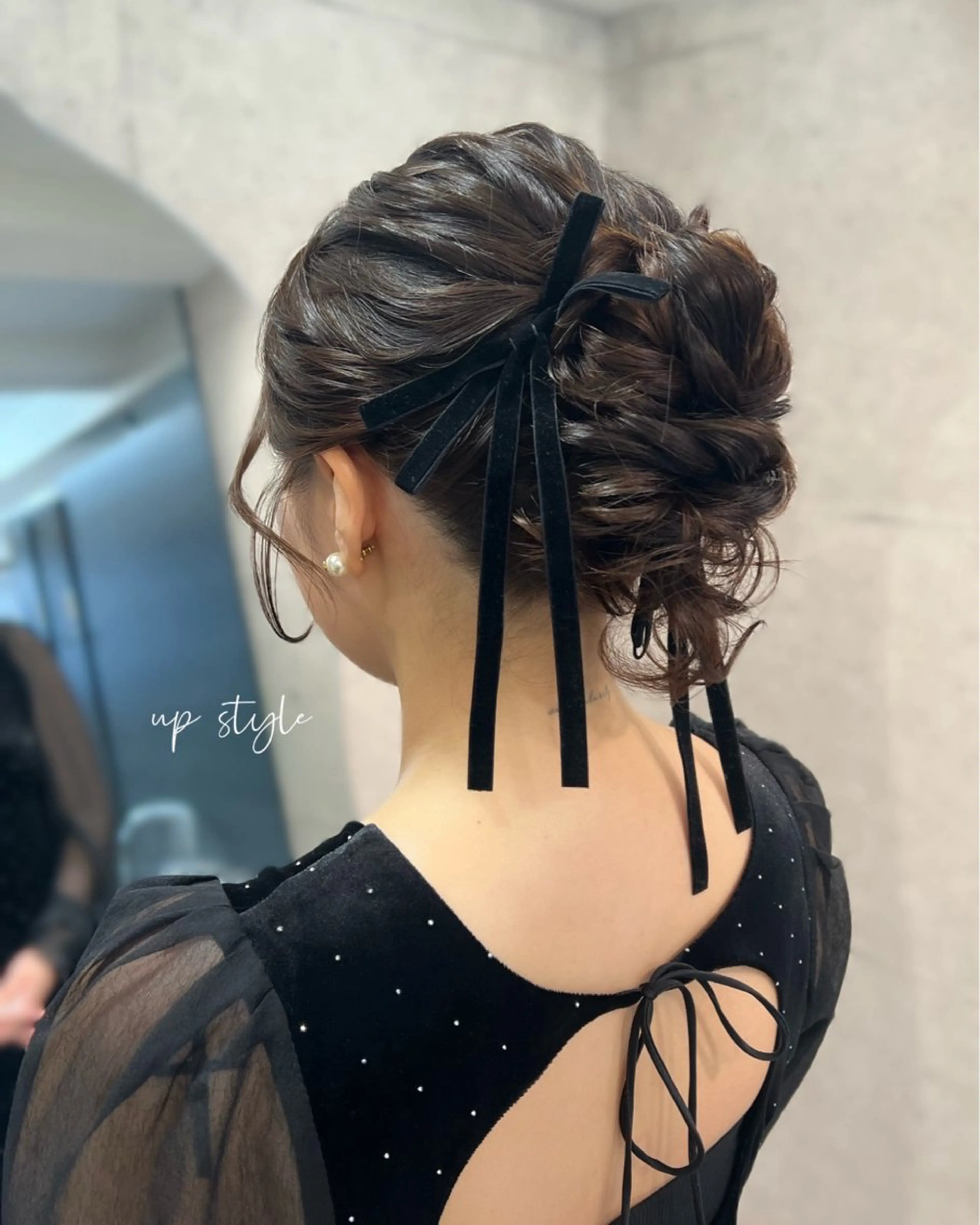 セミロング ヘアアレンジ ヘアセット ヘアメイク/髪質改善 🎀Moeri🎀のヘアスタイル