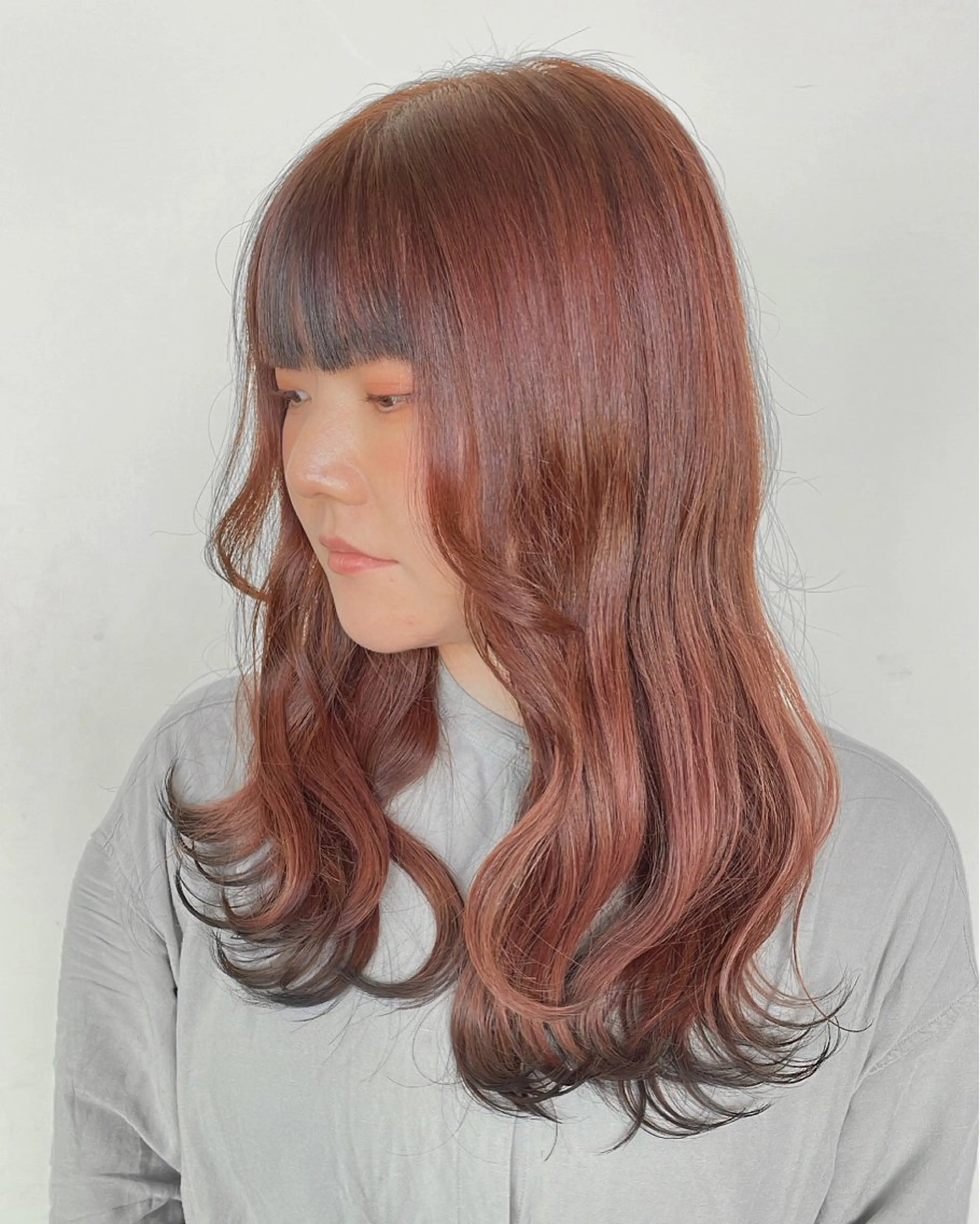 セミロング レイヤーカット BLS所属・BLS🌟RUN （ルン）のヘアスタイル