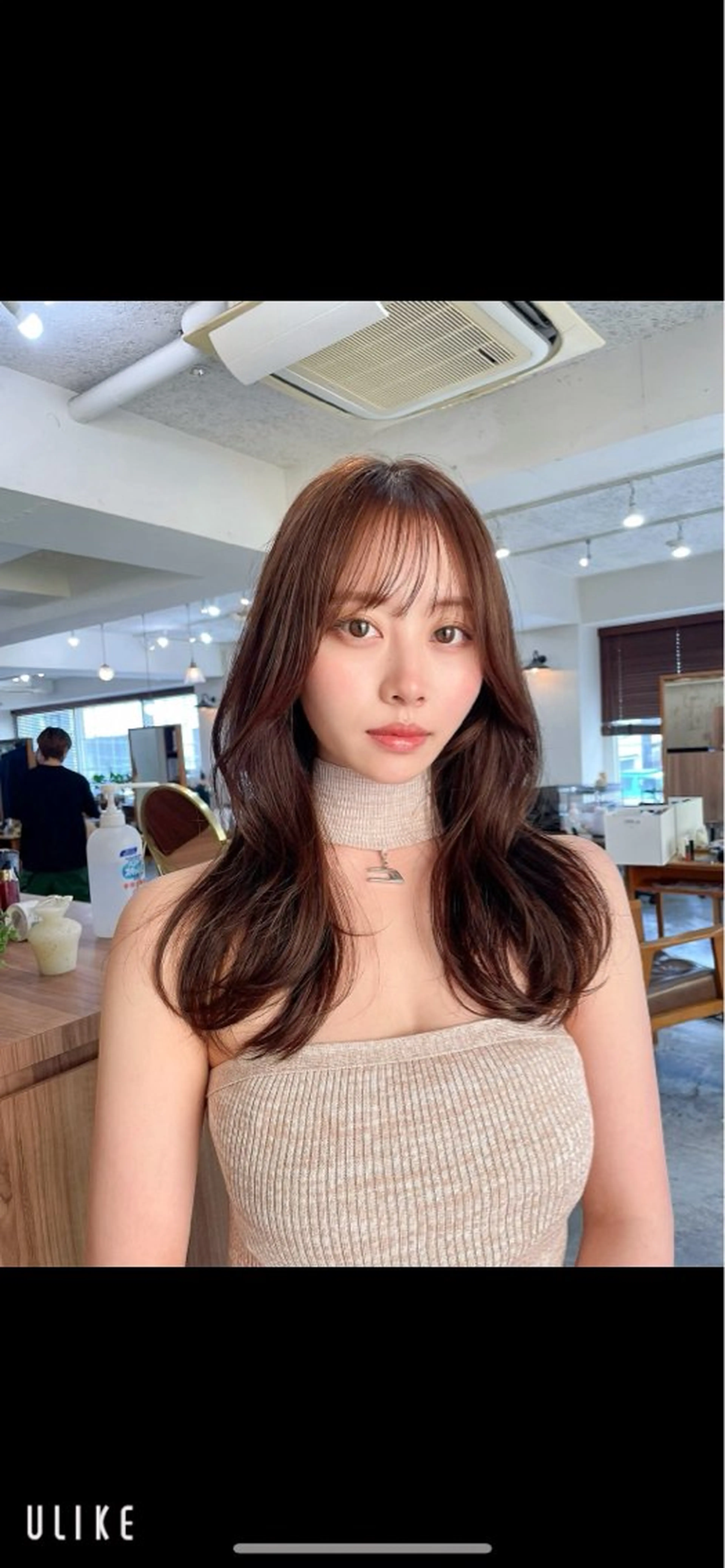 ミディアム カラー ミディアムレイヤー ベージュカラー 透明感カラー オリーブベージュ 顔周りカット TOI所属・内野   龍海 / レイヤーカットのヘアスタイル