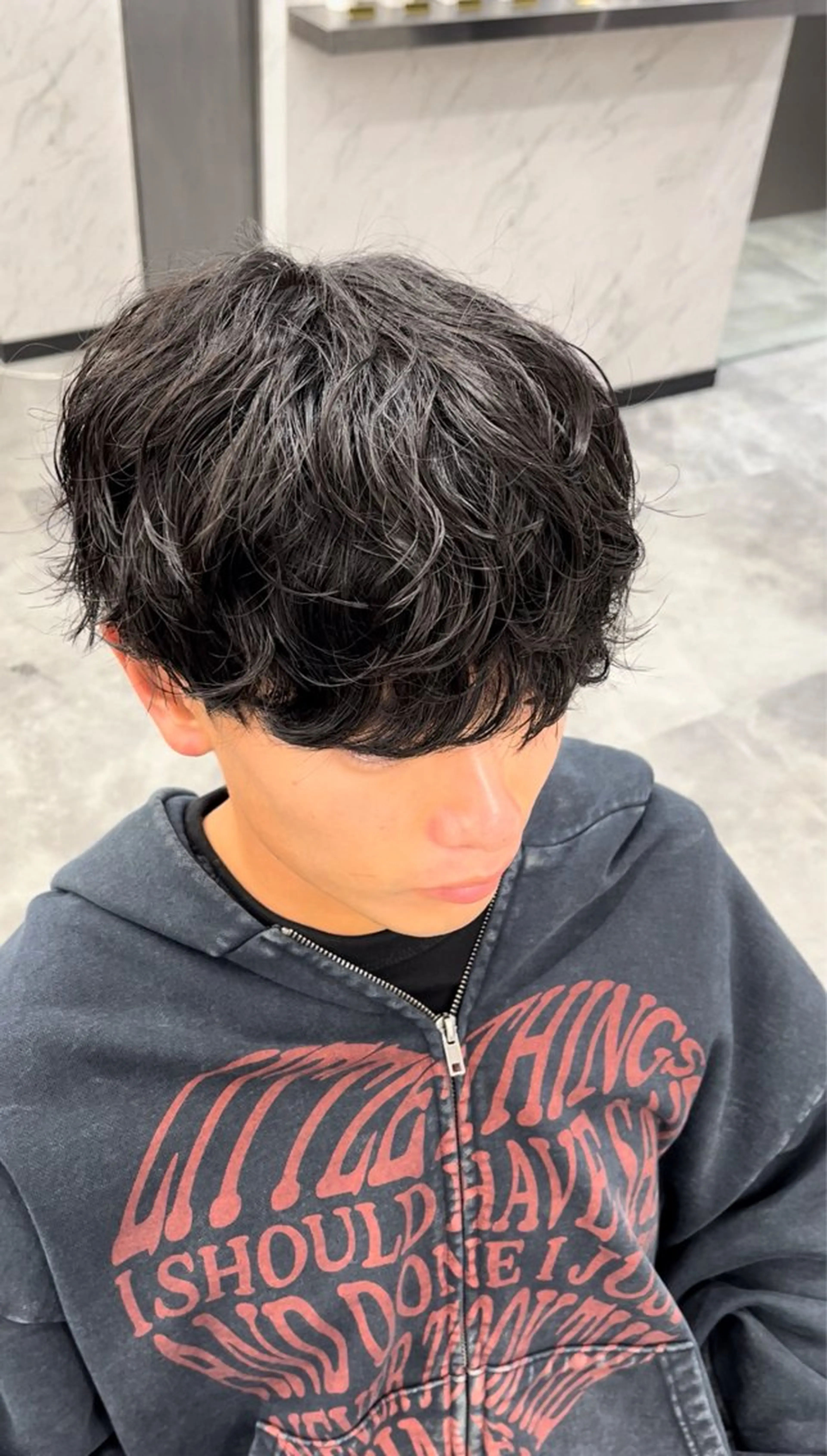 パーマ メンズ メンズパーマ HOMME    BLANCHE所属・Seira 札幌メンズサロンのヘアスタイル