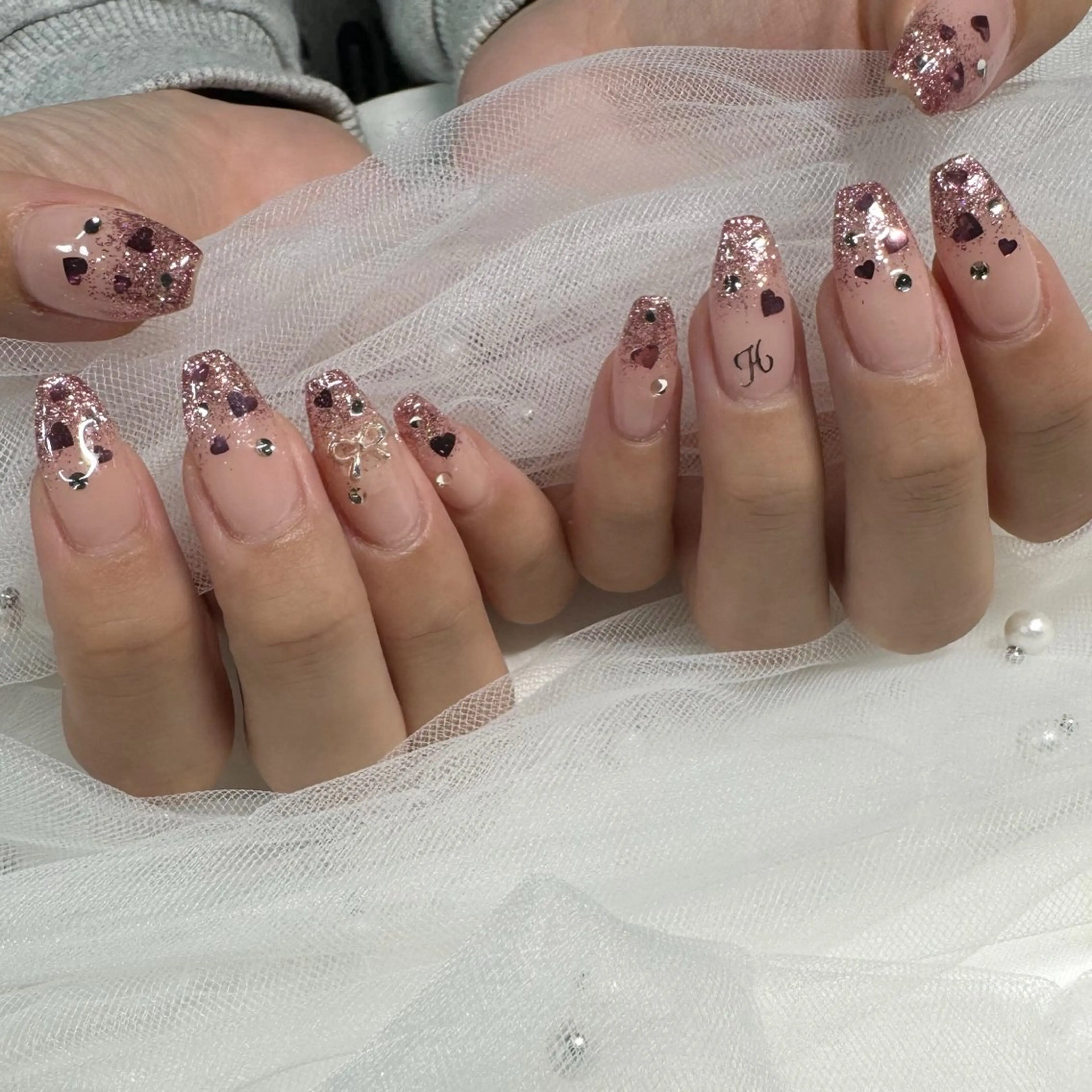 ネイル ジェルネイル 東 千夏のネイルデザイン