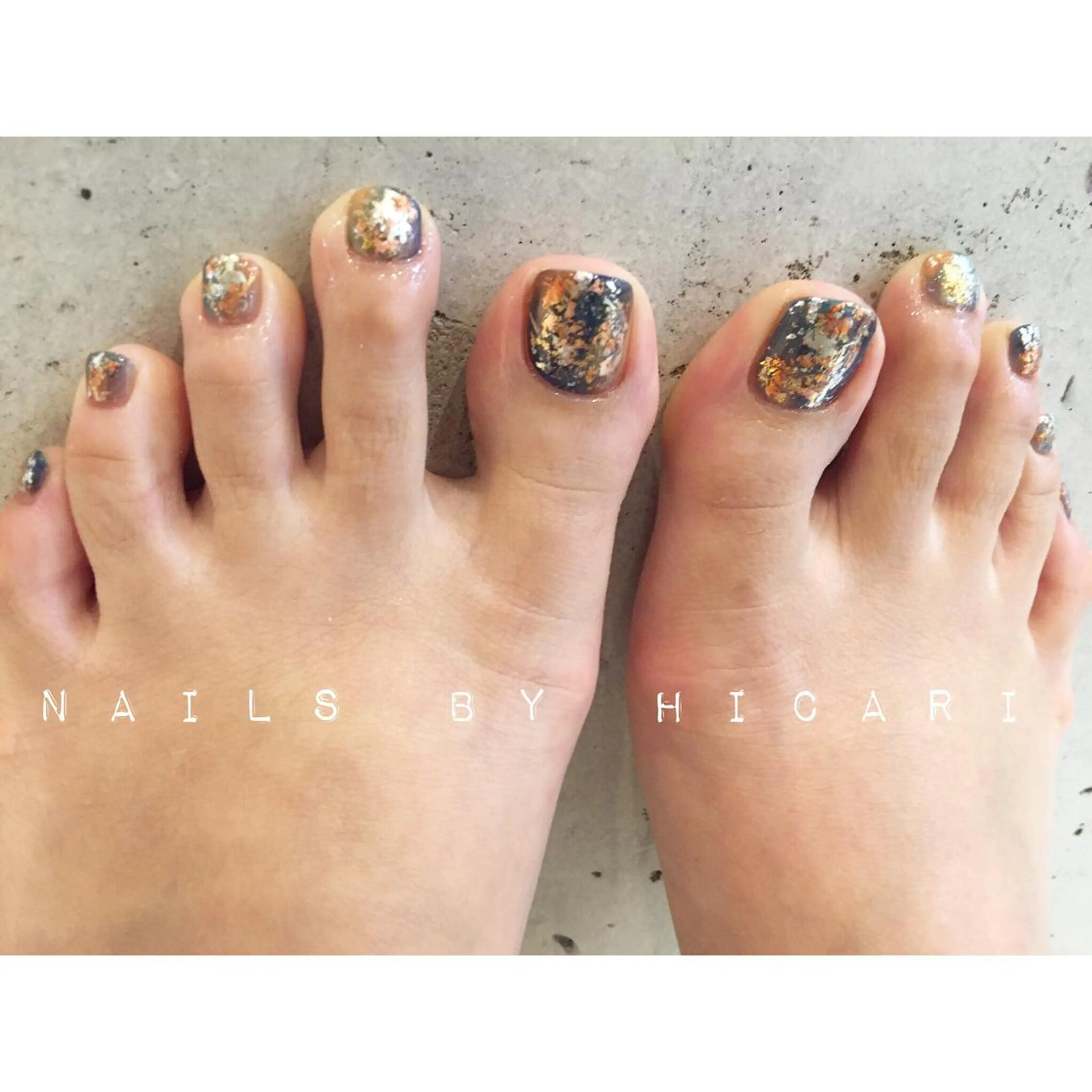 カラー ネイル マツエク・マツパ ジェルネイル ニュアンスネイル パラジェル illum hicariのネイルデザイン