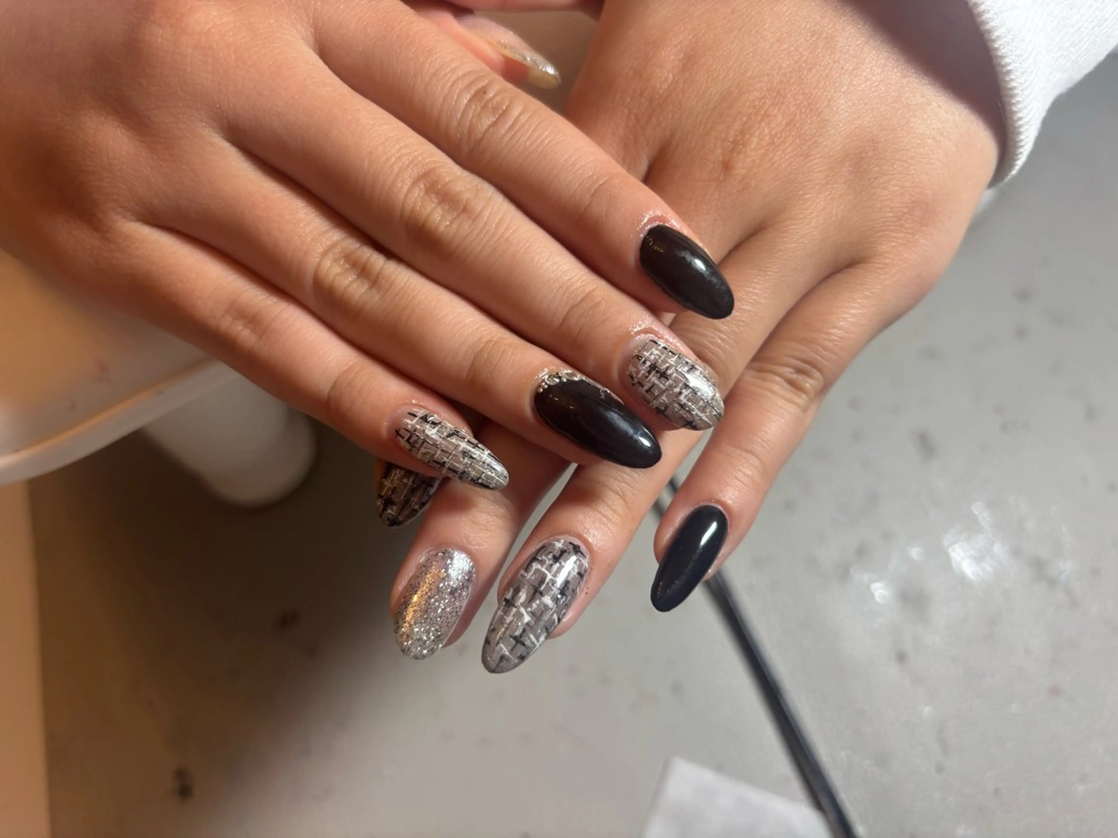 ネイル ツイードネイル A nail所属・ari ariのネイルデザイン