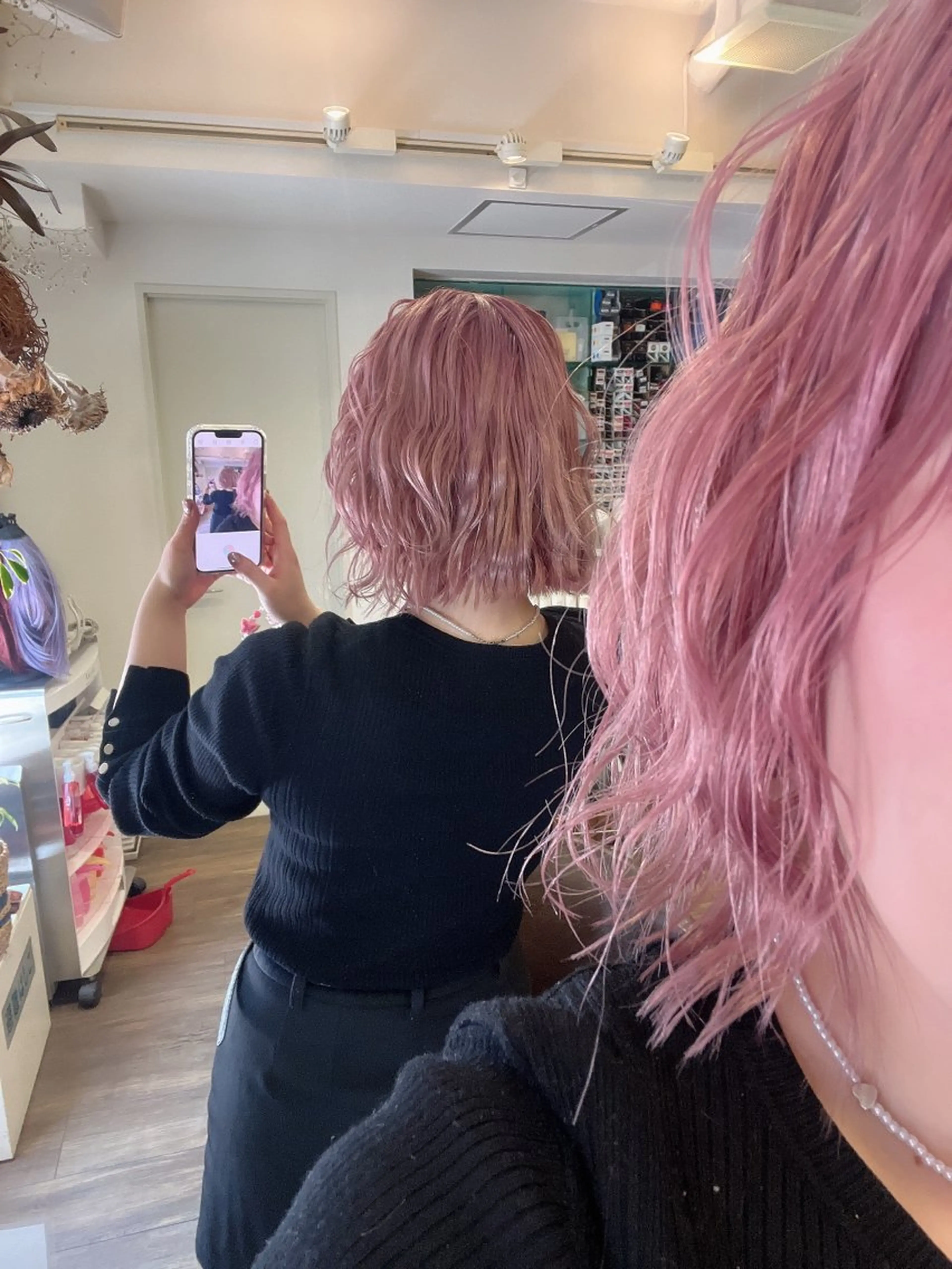 カラー ボブ ヘアカラー いまい ちひろのヘアスタイル