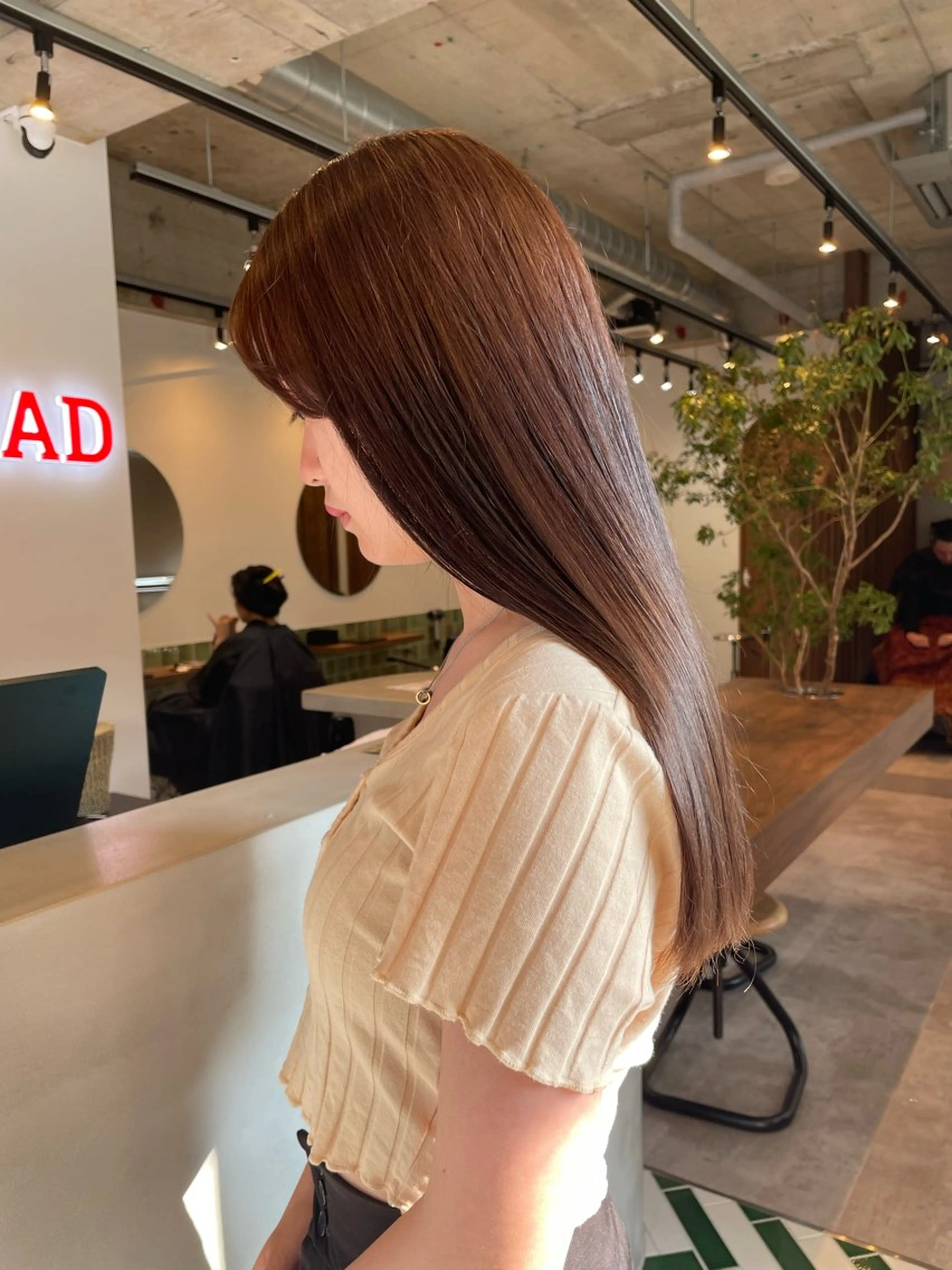 🫧つるつる🫧カット＋オイルストレート＋トリートメントの写真