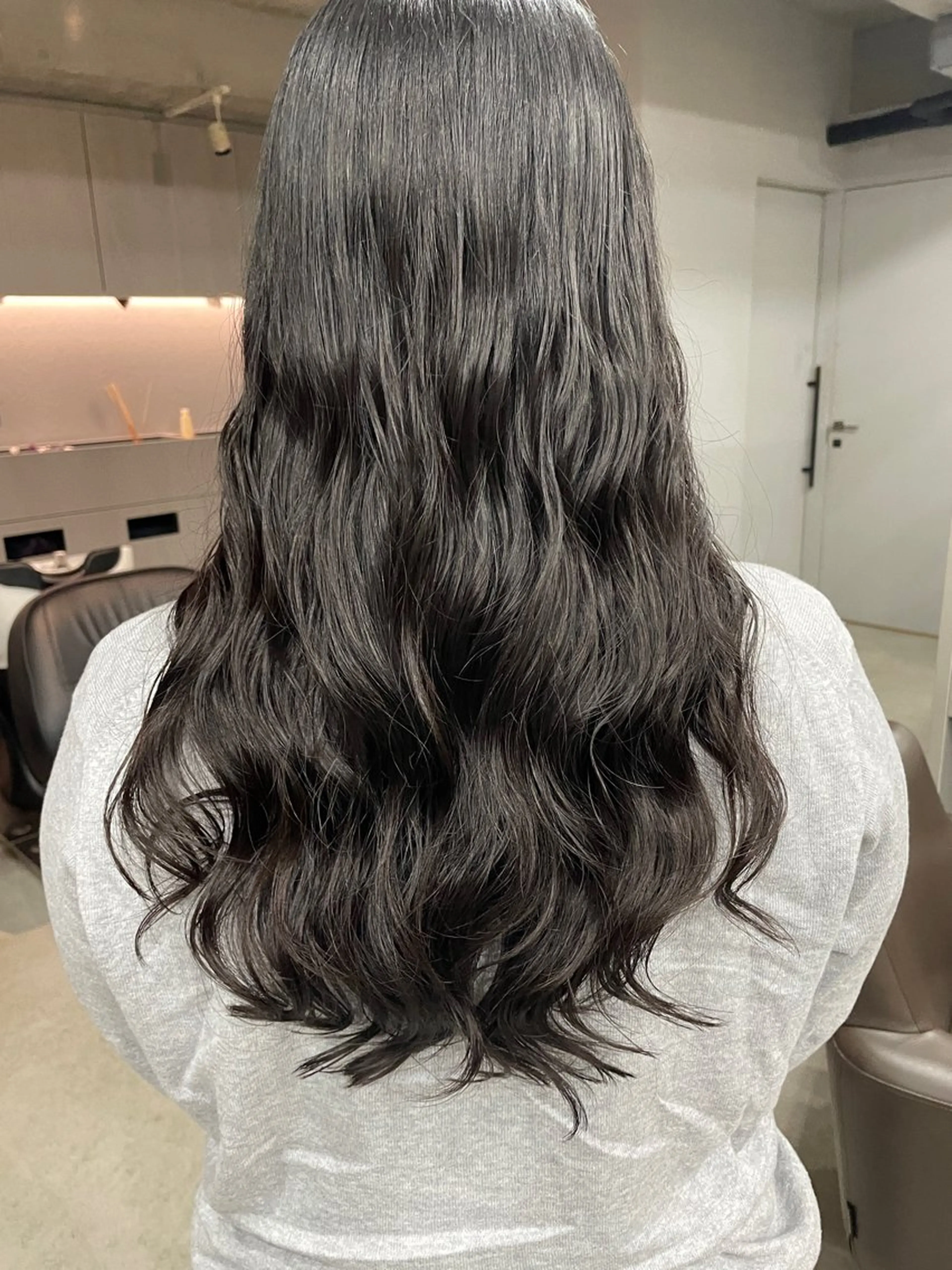 ロング カラー ヘアカラー 縮毛矯正/スパイラル パーマ/表参道のヘアスタイル