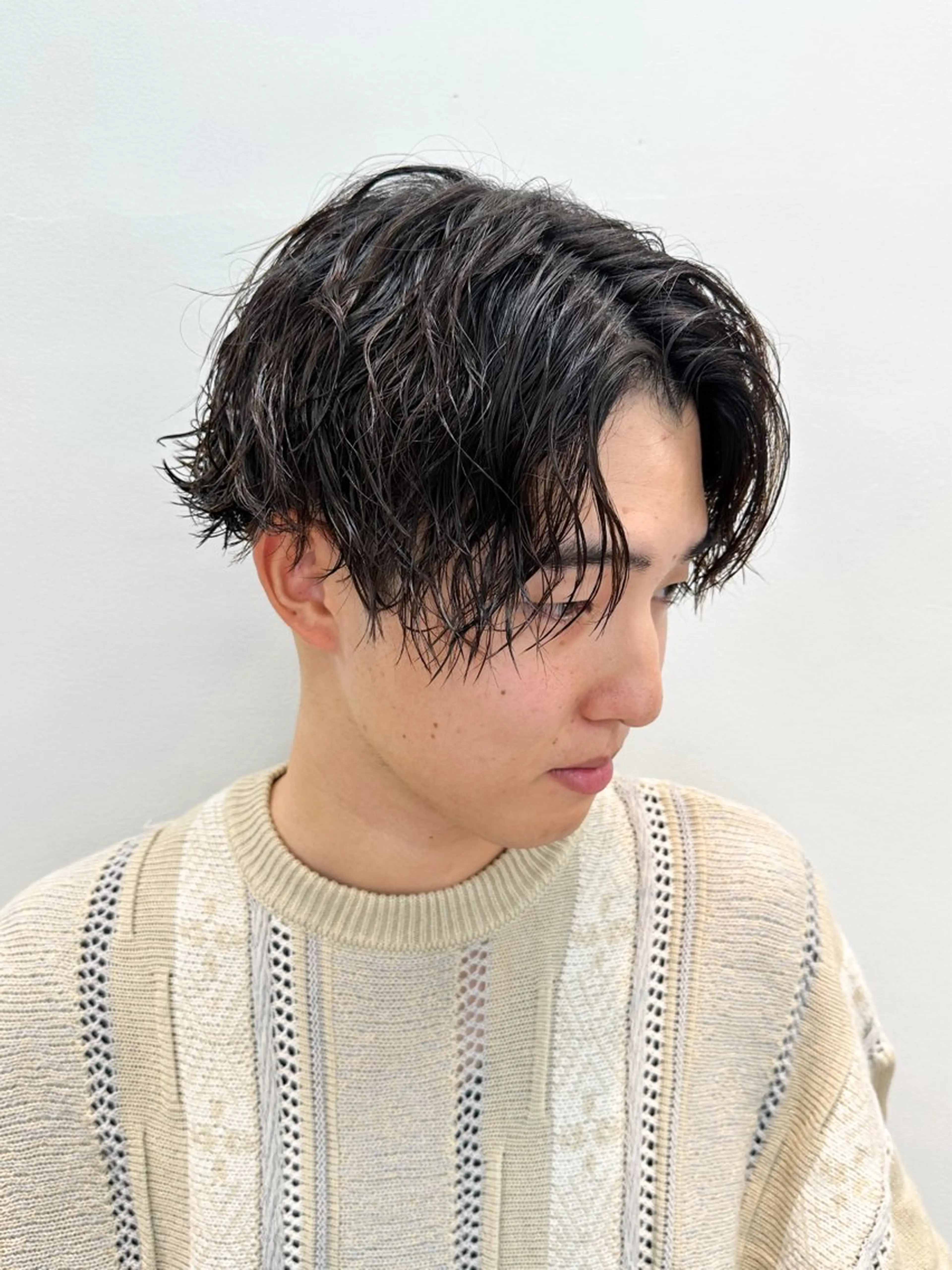 ショート パーマ メンズ カット パーマ warme所属・メンズパーマ メンズ特化ryoのヘアスタイル