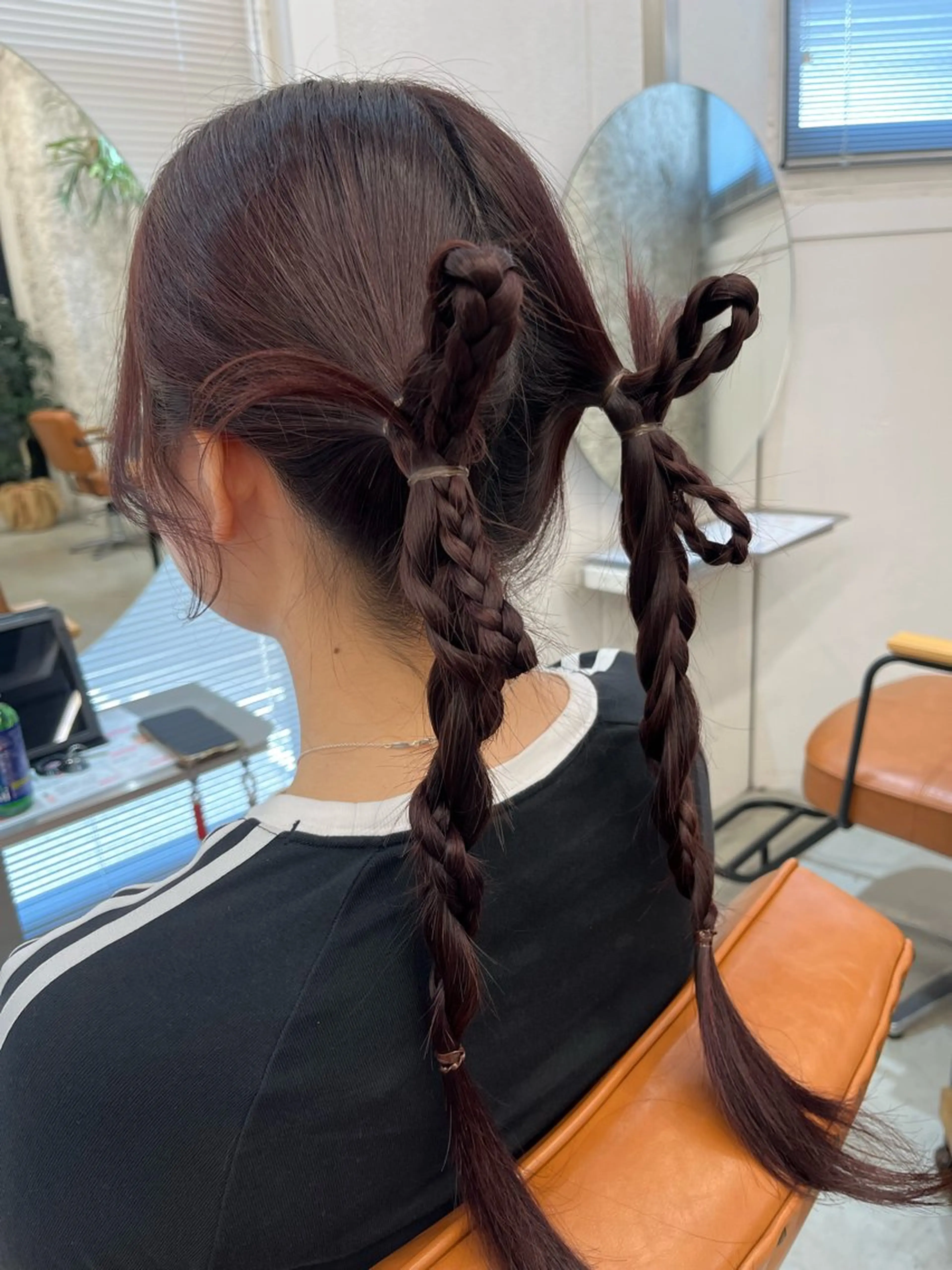 ロング カラー ヘアアレンジ ブリーチ ダブルカラー ブリーチなしカラー レッドカラー sem所属・似合わせ/ニュアンス 髪質改善🤍ariのヘアスタイル