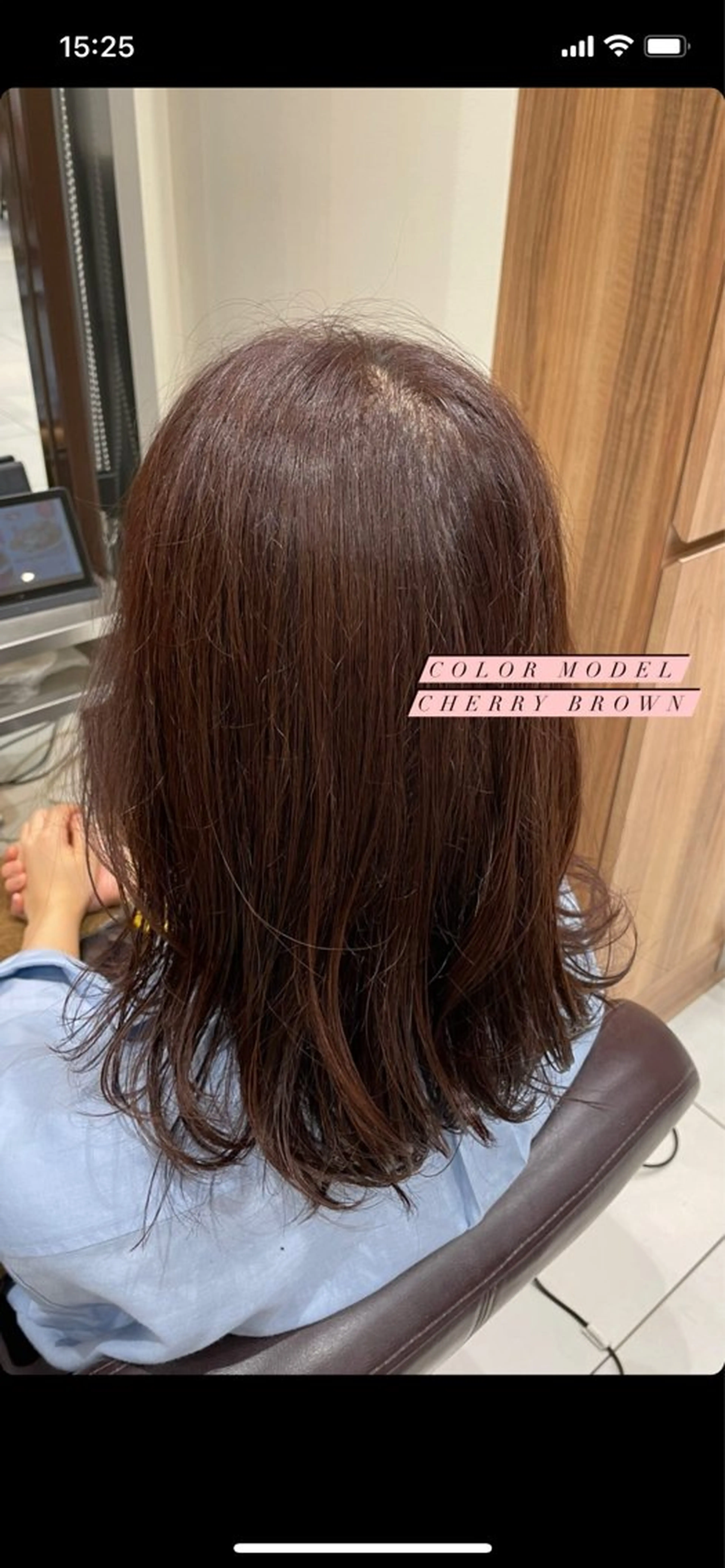 セミロング カラー みうら さらのヘアスタイル