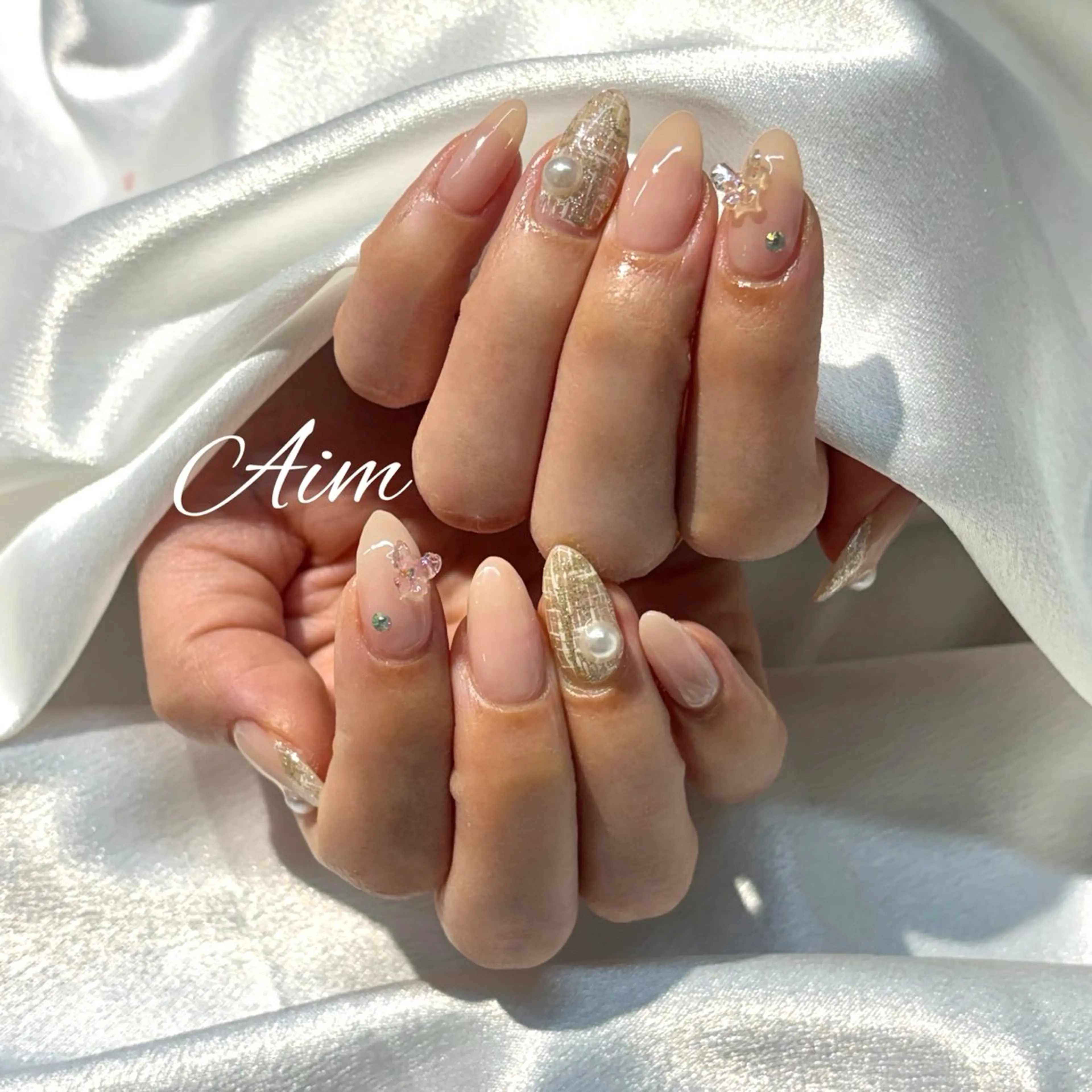 ネイル ハンドネイル ネイルサロンAim河原町[ヘアセット　ヘアエクステ　着付　専門店]所属・Aim🌿 kanaのネイルデザイン