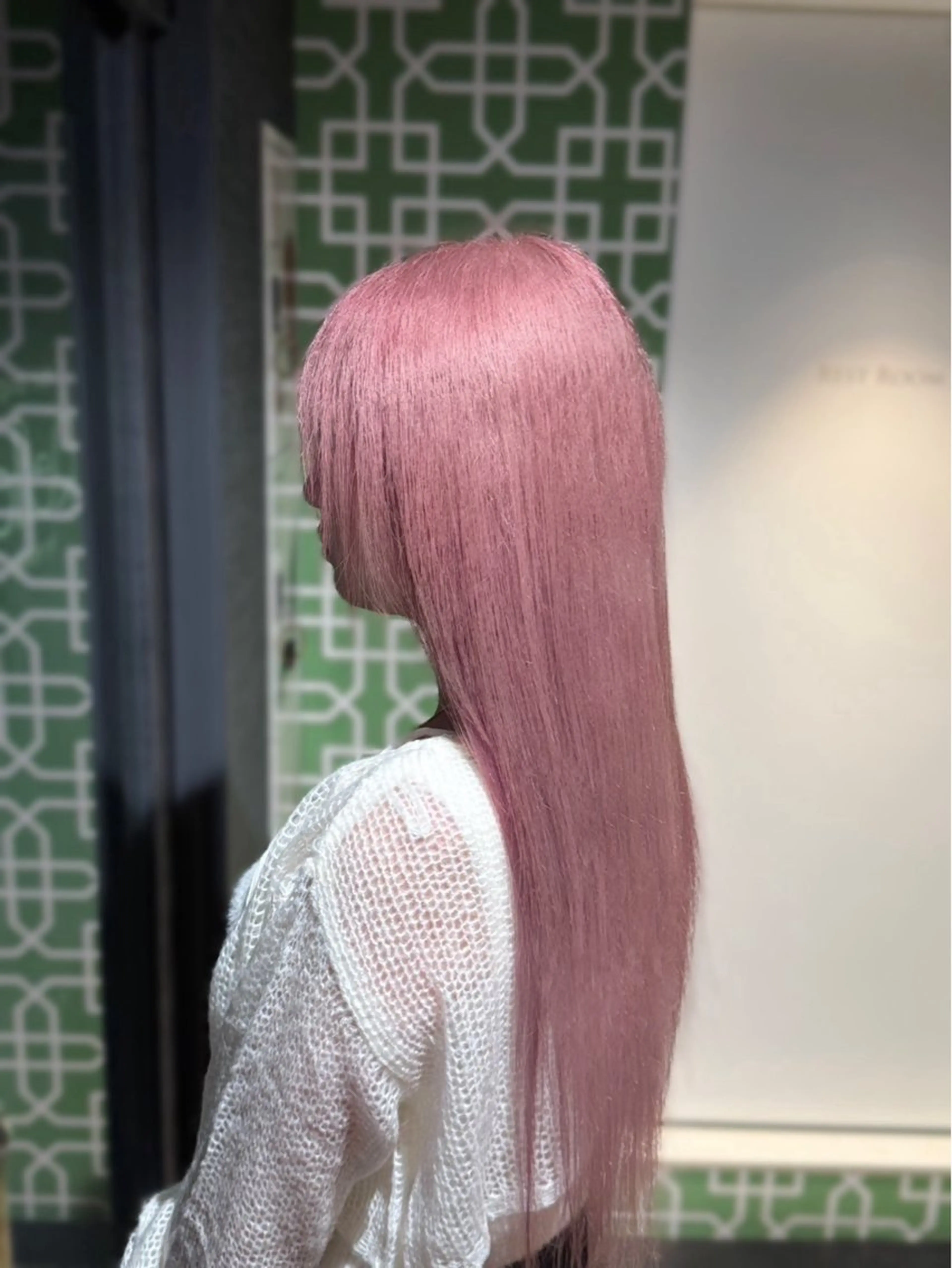 【最強かわいい❤️‍🔥】ダブルカラー✖️プルエクステ🎀💕今韓国で話題のハイトーンロングヘアに🫶の写真