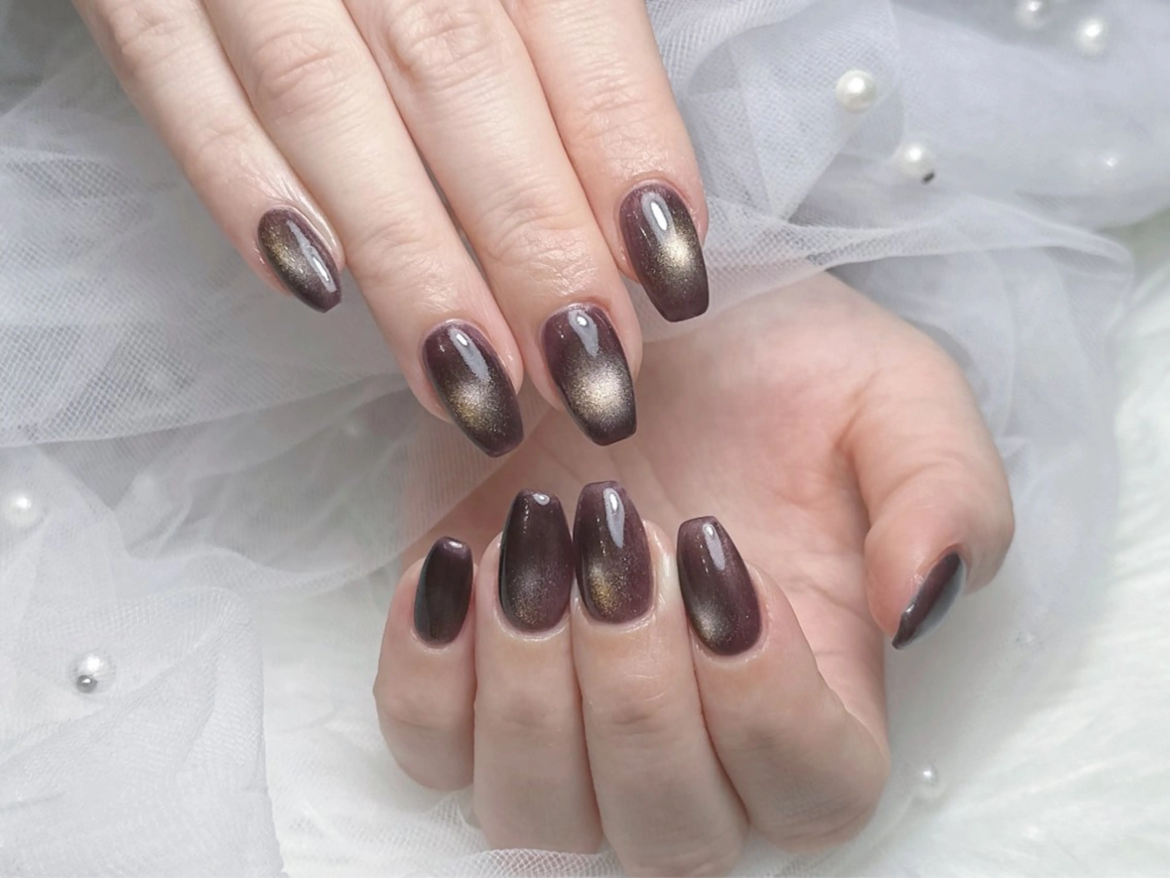 ネイル ハンドネイル 【Eclat ｴｸﾗ】nail＆beauty所属・Eclat〔ｴｸﾗ〕 MOEKA𝜗𝜚*のネイルデザイン