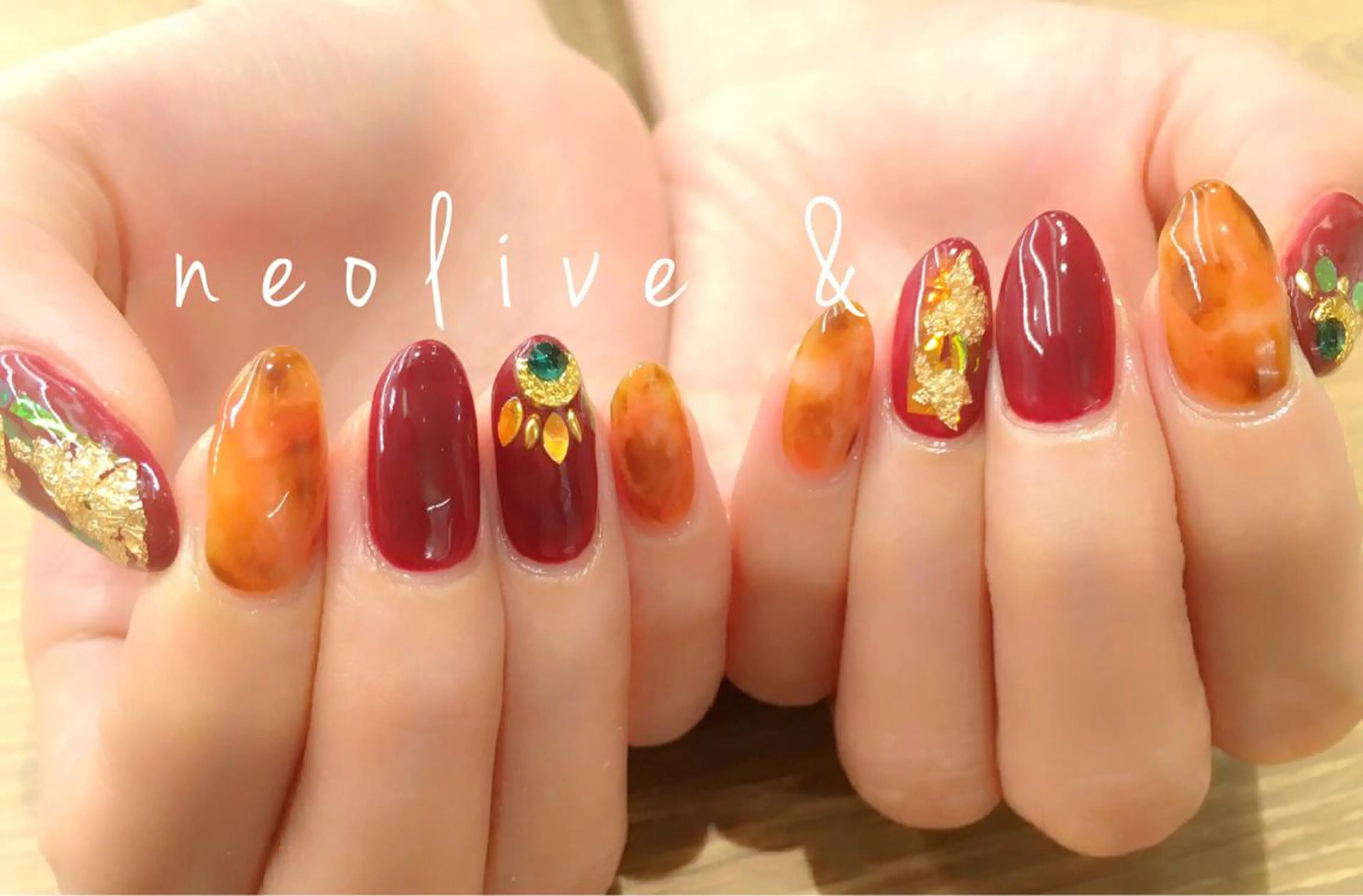 ネイル べっ甲ネイル Yuriko Omi パラジェル/渋谷のネイルデザイン