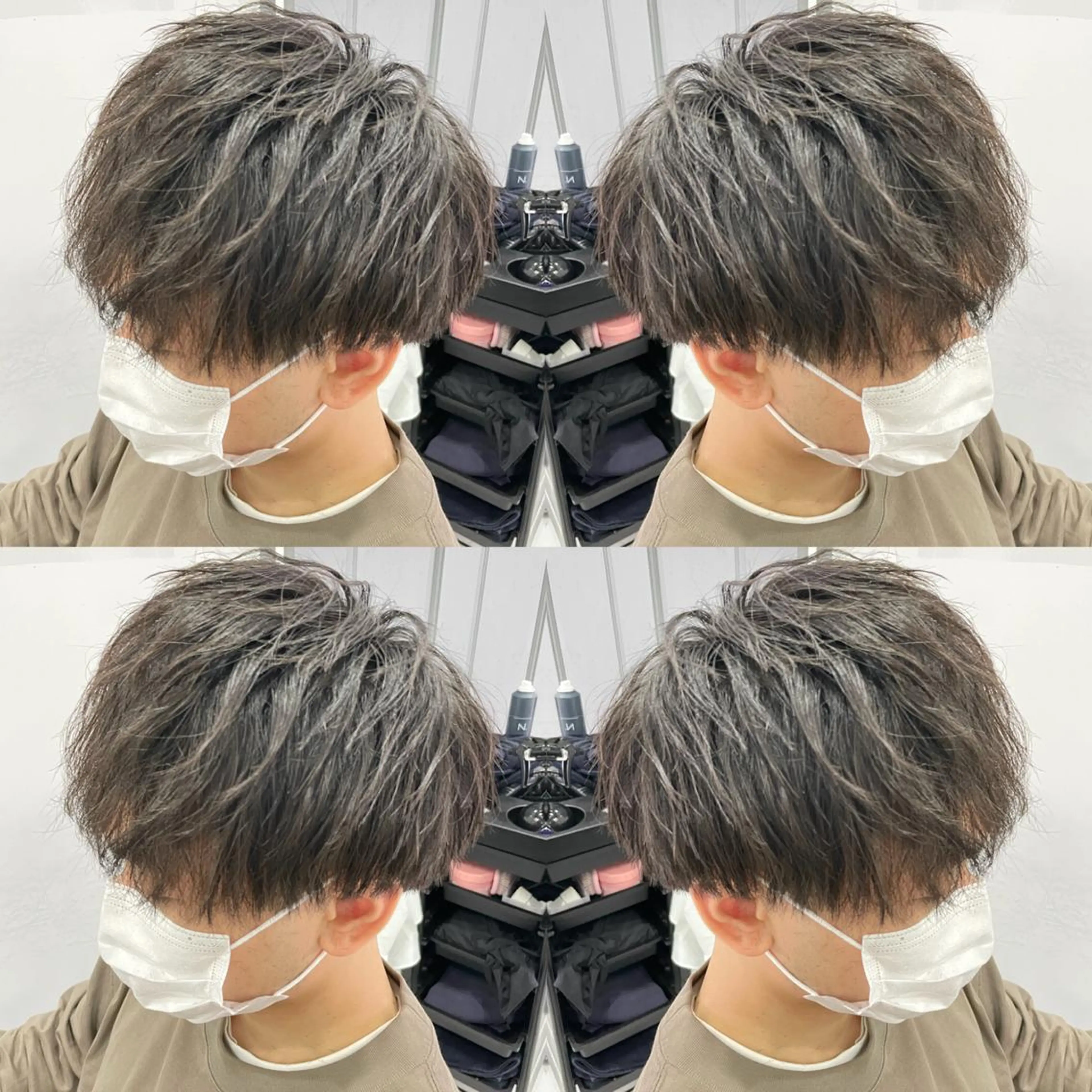 ショート メンズ マッシュ 髪質改善縮毛矯正 kosuke_IJKのヘアスタイル