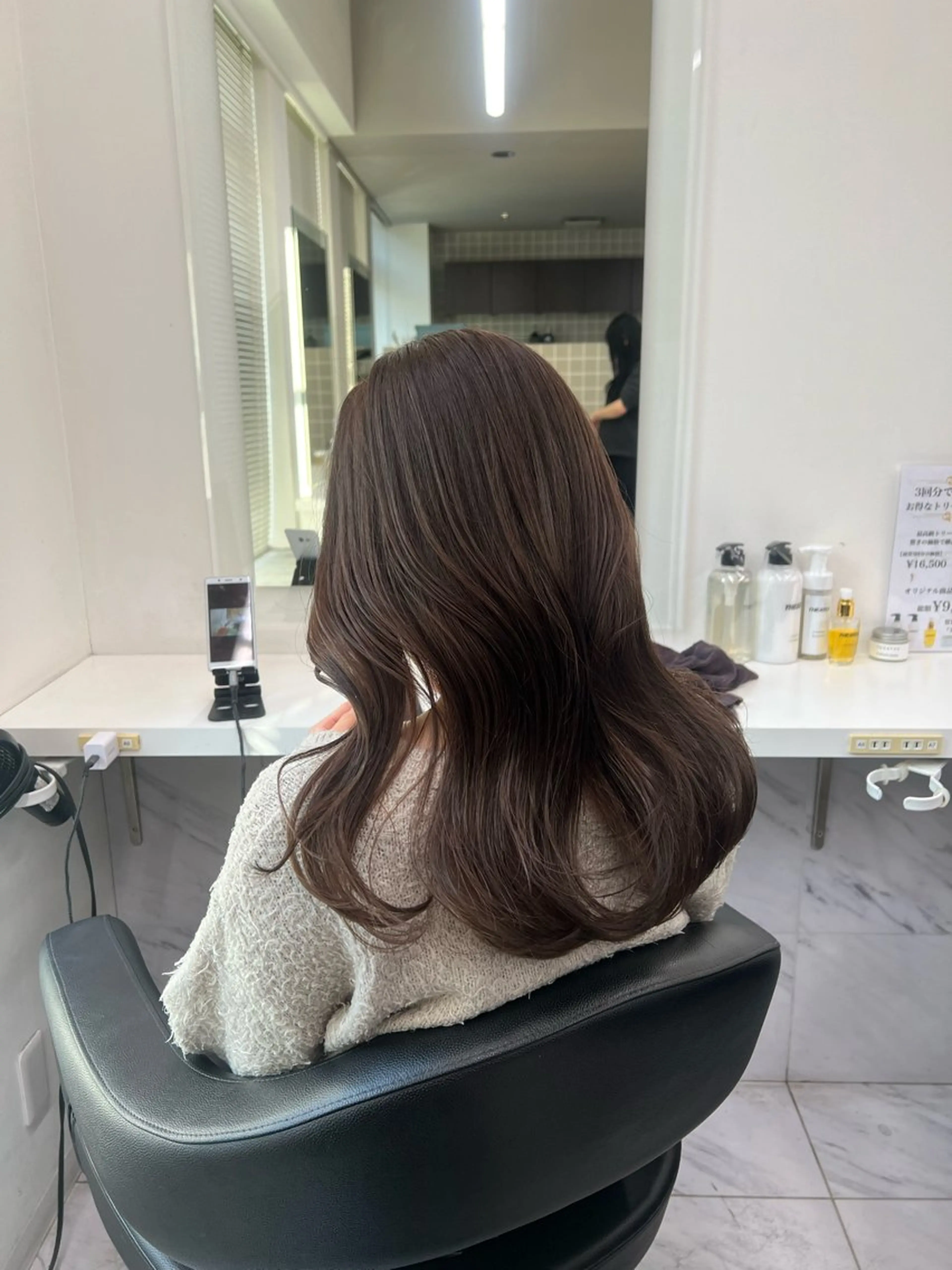 ロング カラー カット ヘアカラー 韓国レイヤーカット /REIのヘアスタイル