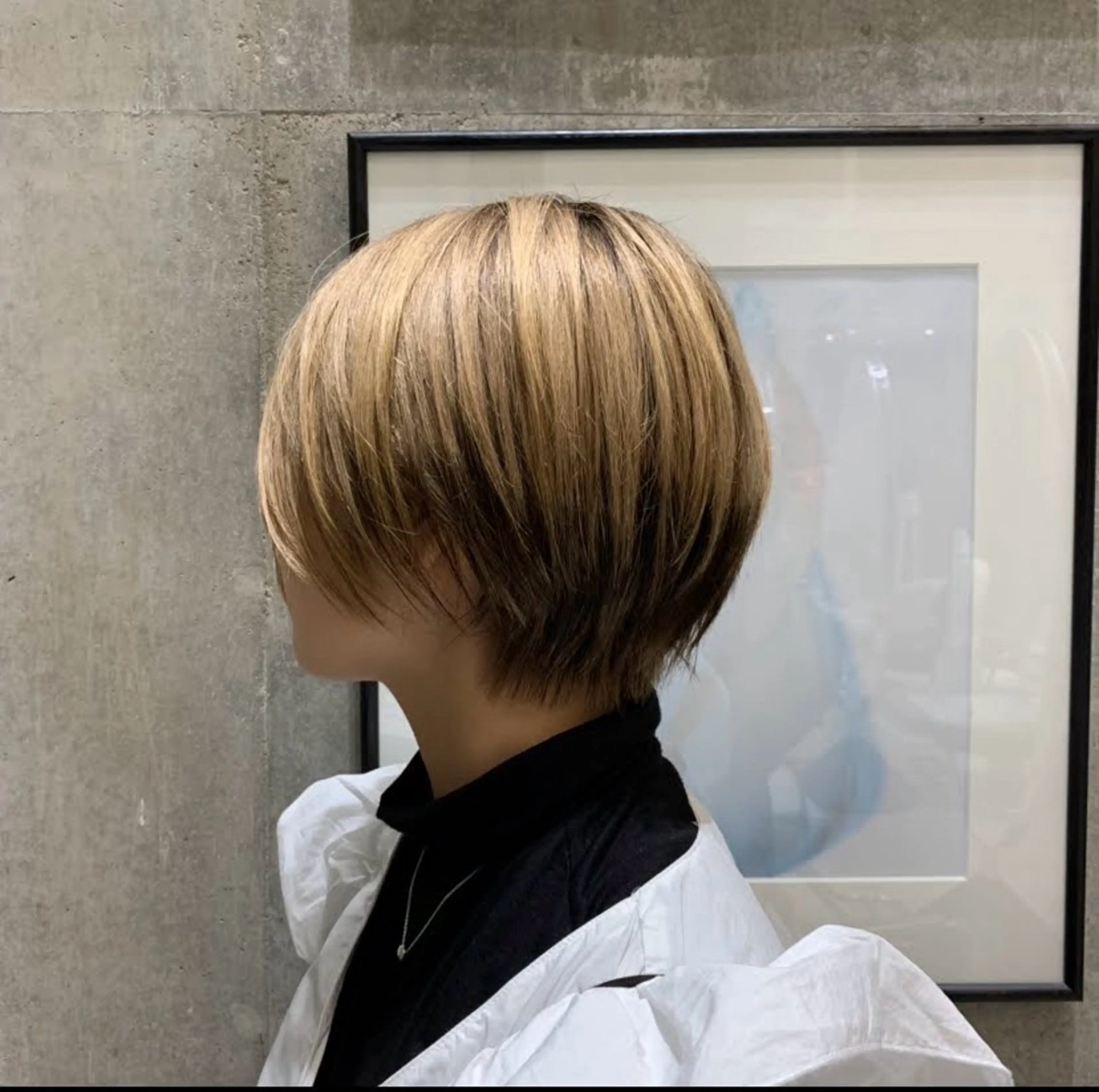 ショート ショートヘア オブヘア鷺沼所属・立石 タテイシのヘアスタイル