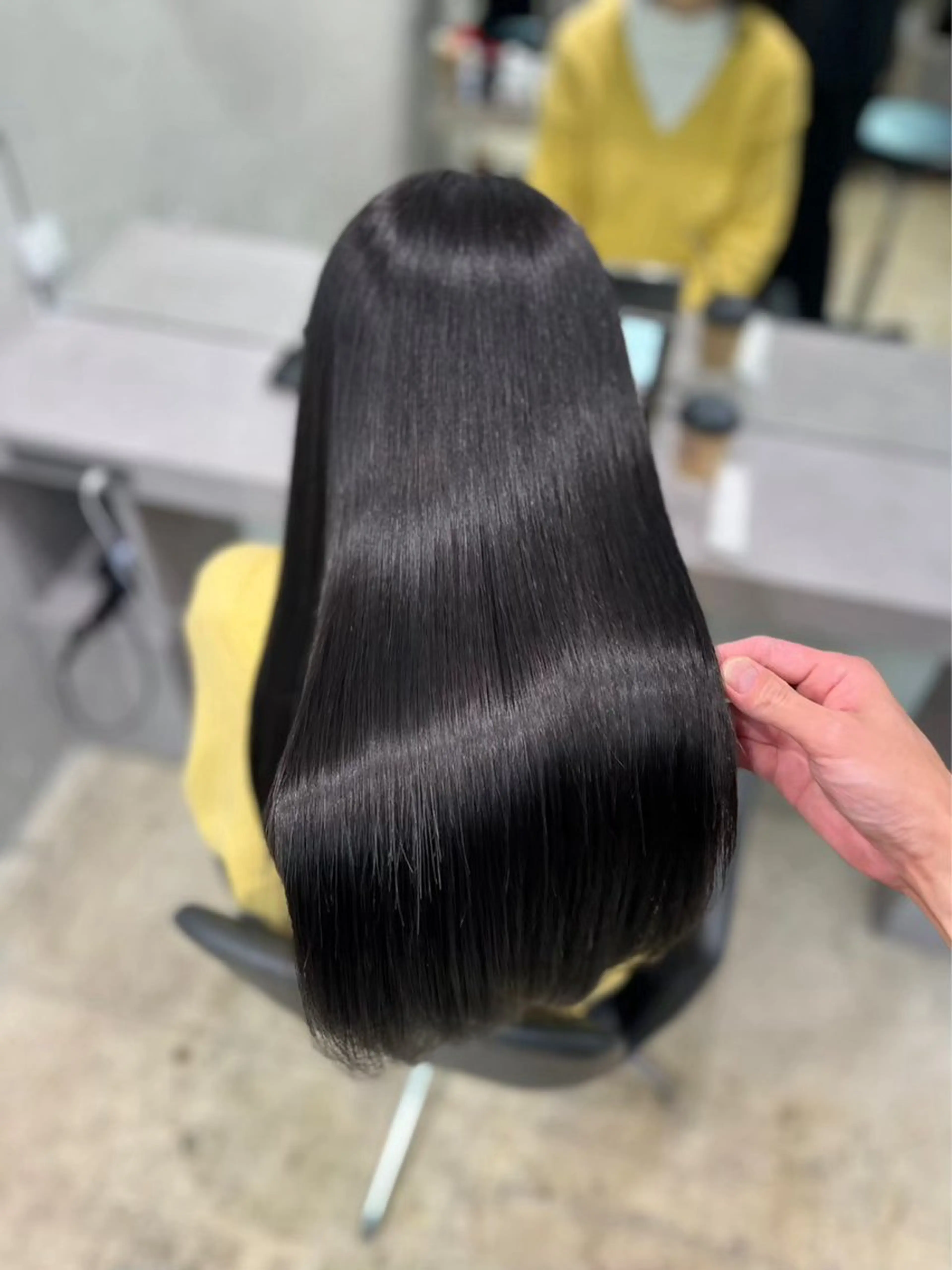 ロング 【ヤバ髪から美髪へ】 縮毛矯正特化アチワのヘアスタイル