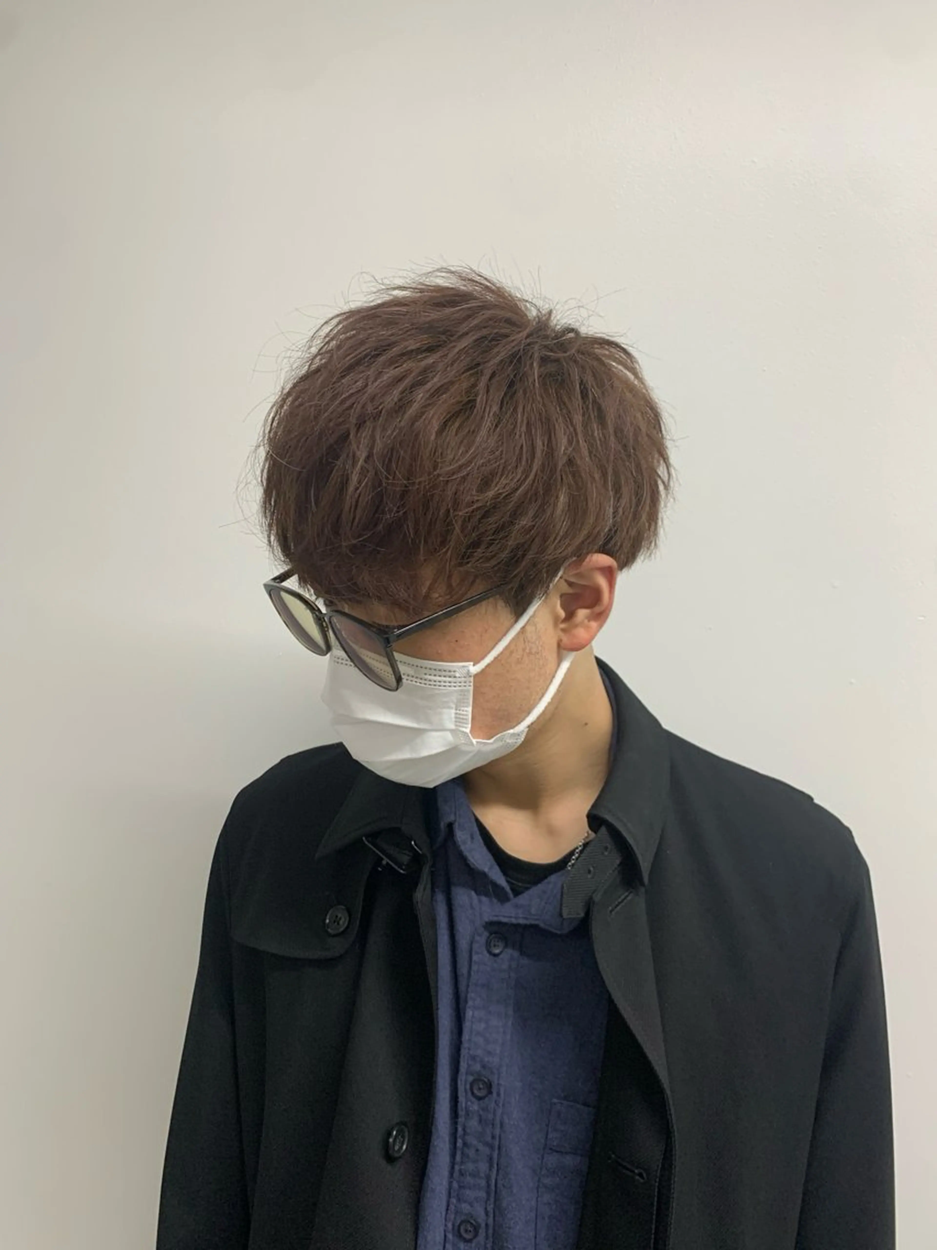 メンズ フェザーパーマ メンズ韓国風 メンズパーマ 刈り上げ カット 垢抜けへの近道✂️ メンズ縮毛矯正/齊藤のヘアスタイル