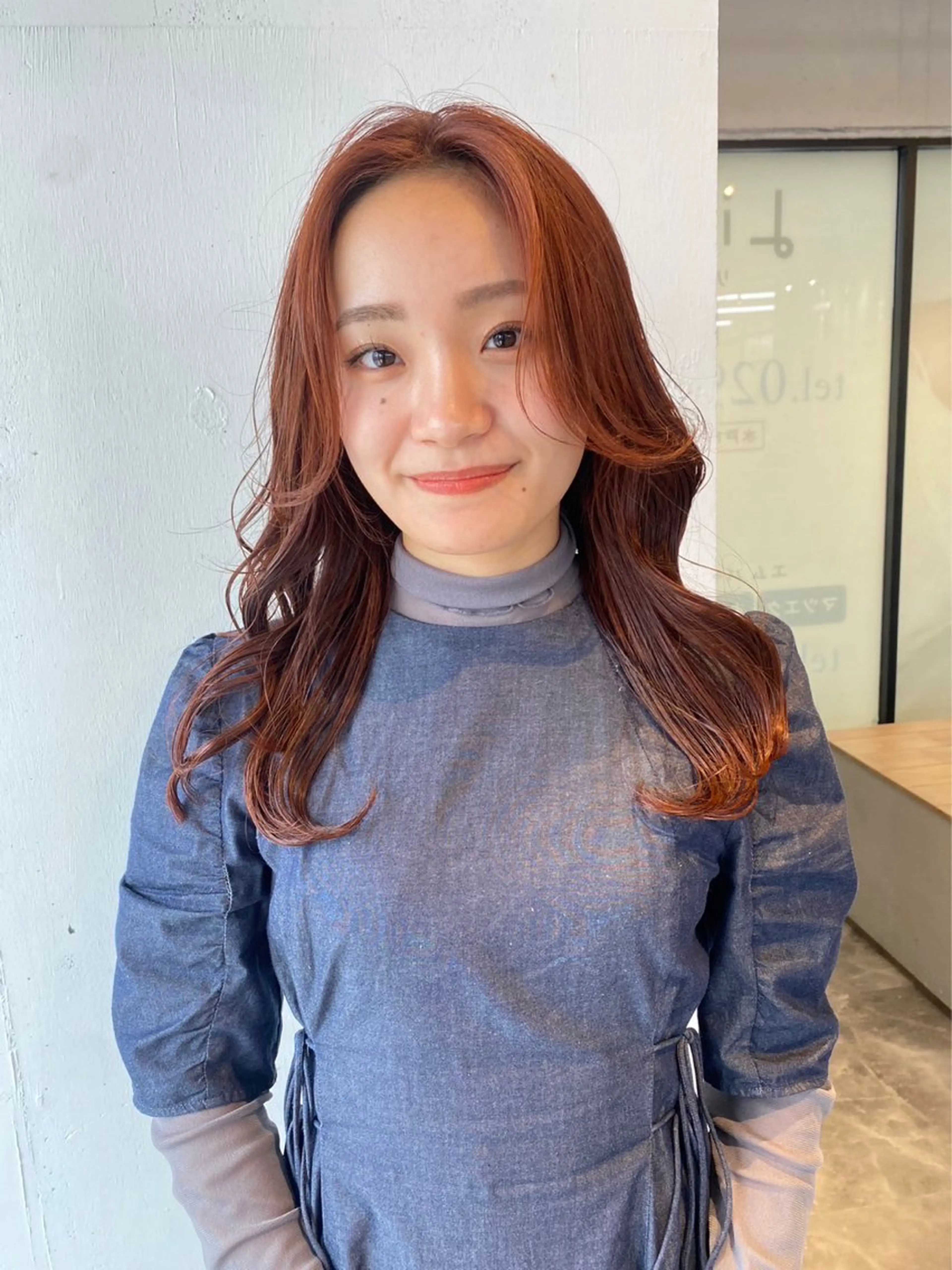 ミディアム カラー 韓国ヘア特化 💟 ララア 💟のヘアスタイル