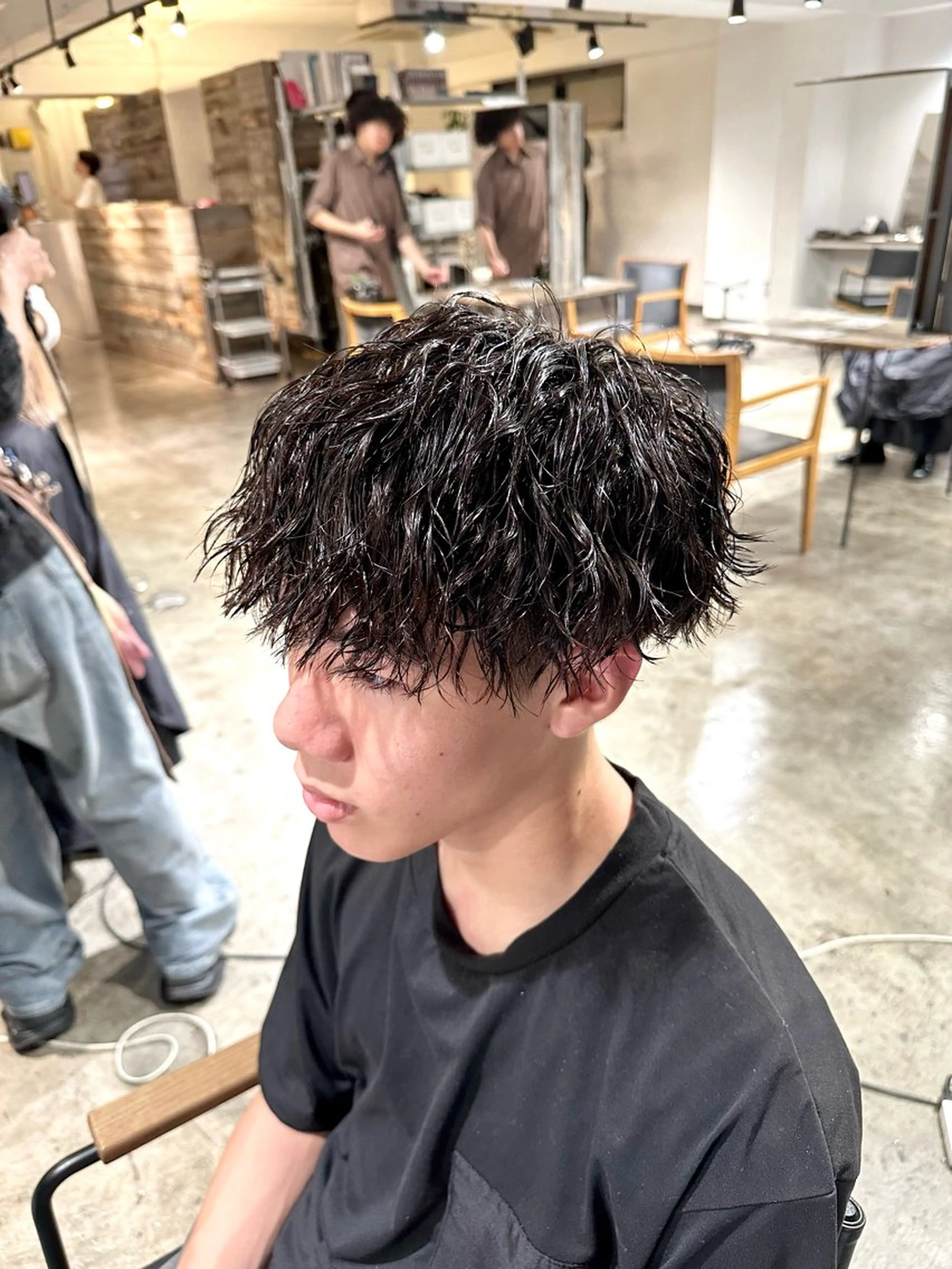 パーマ メンズ メンズパーマ ツイストスパイラルパーマ スパイラルパーマ カット パーマ トリートメント 骨格補正施術/メンズ 専門美容師/YUYAのヘアスタイル