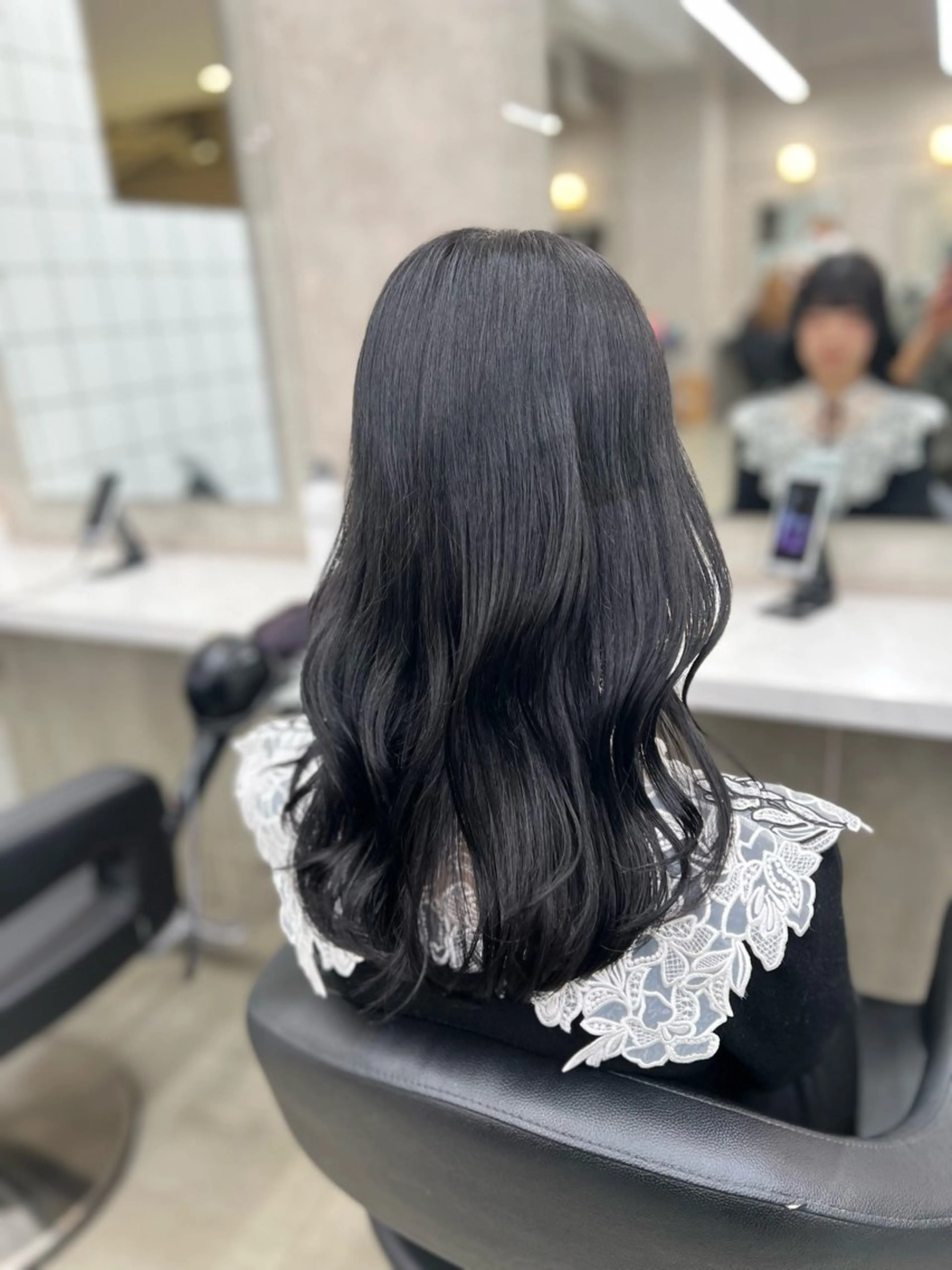 ロング カラー ヘアカラー 韓国レイヤーカット /REIのヘアスタイル