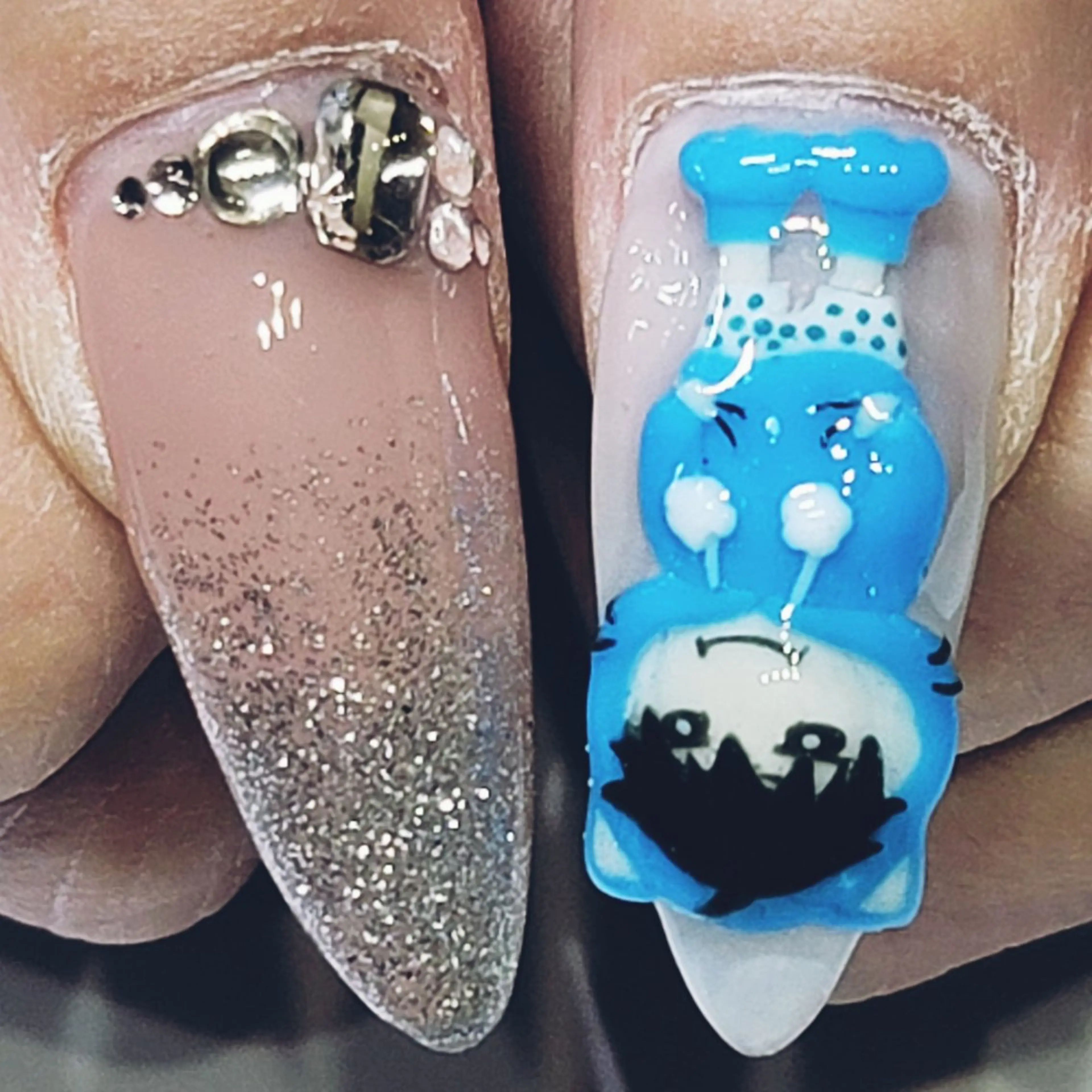 ネイル アートネイル ホワイト ハンドネイル よしだ ひろきのネイルデザイン