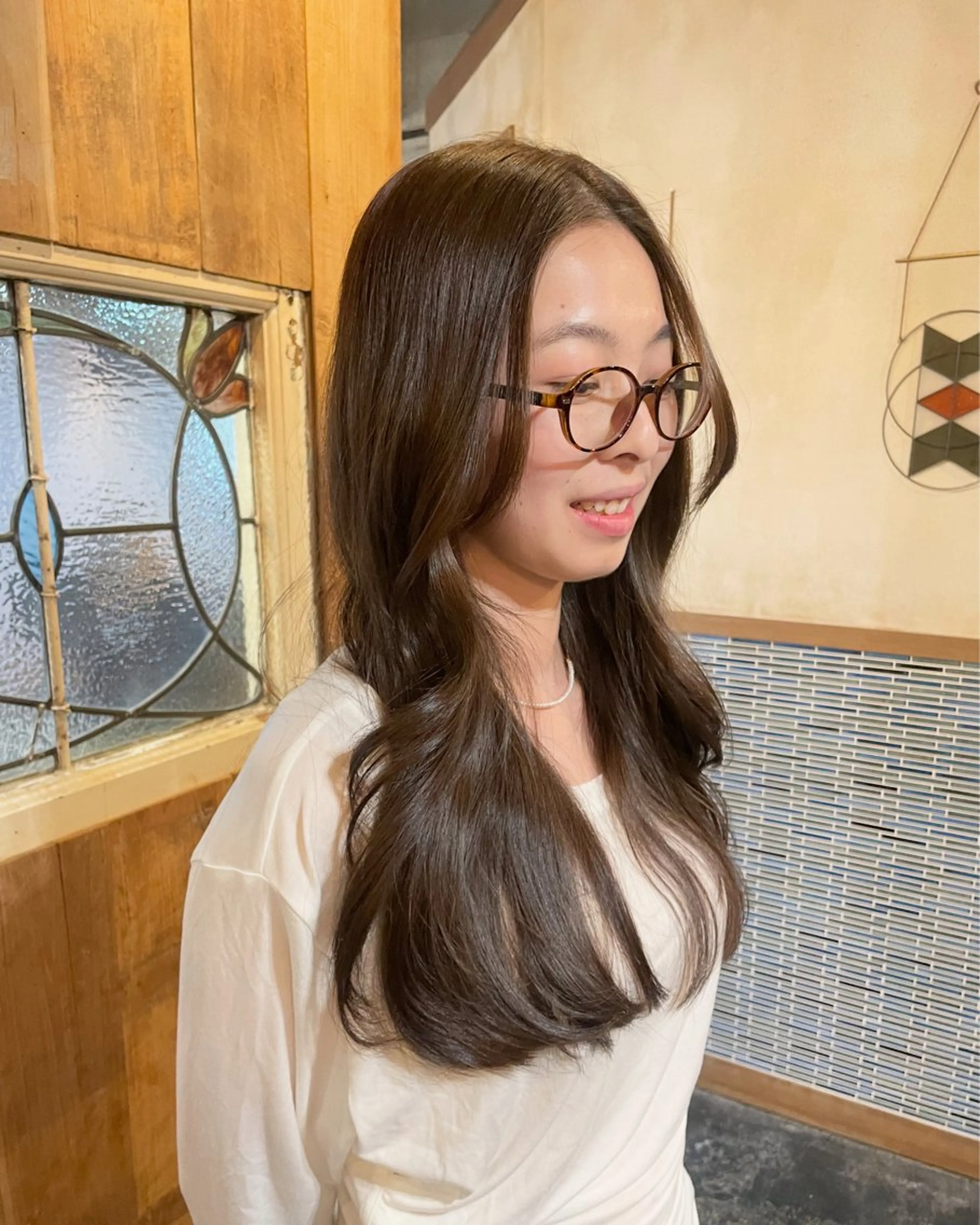 ロング 透明感カラー/ レイヤー/REIKAのヘアスタイル