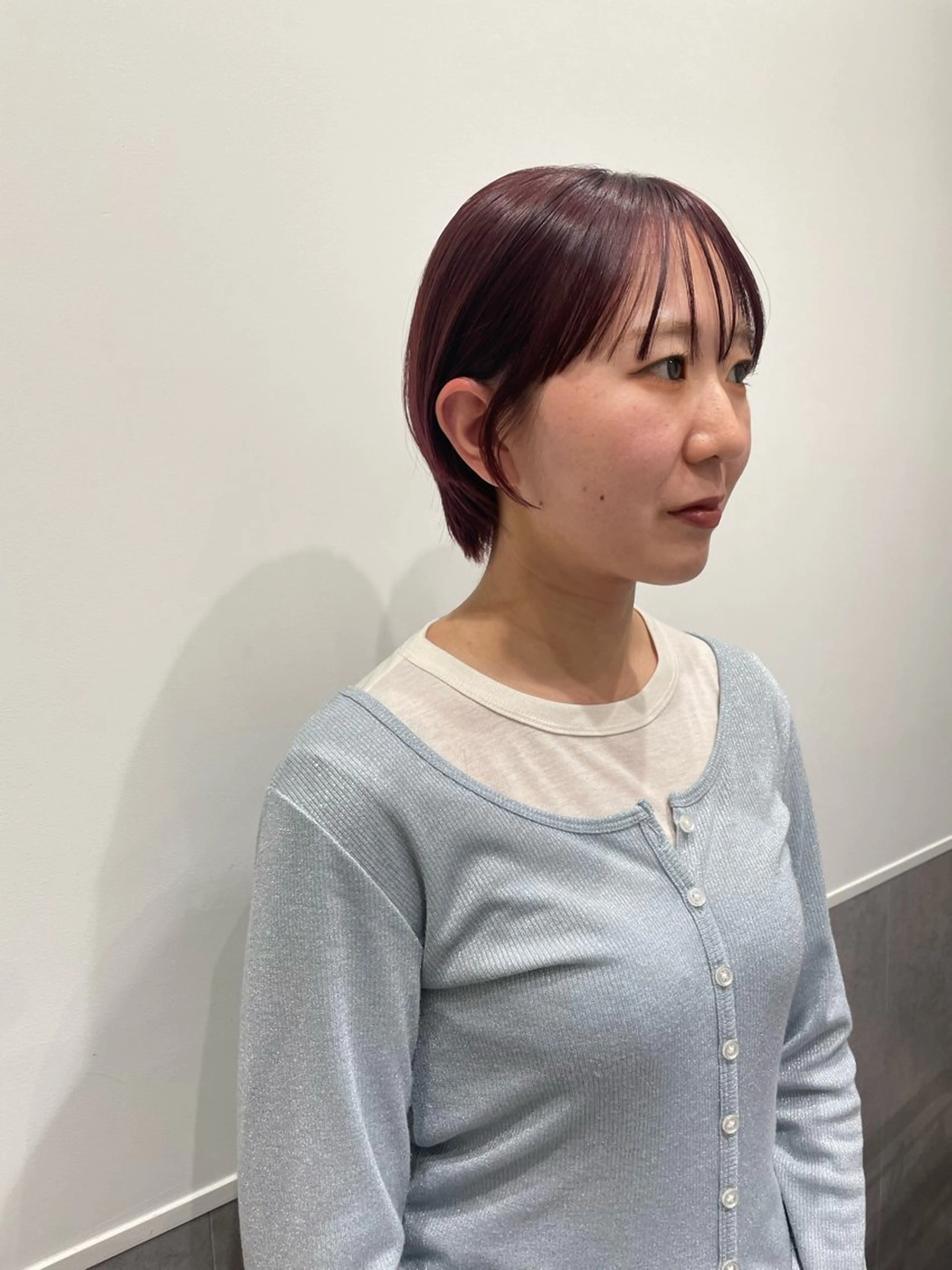 ショート カラー 前髪似合わせ | yukaのヘアスタイル