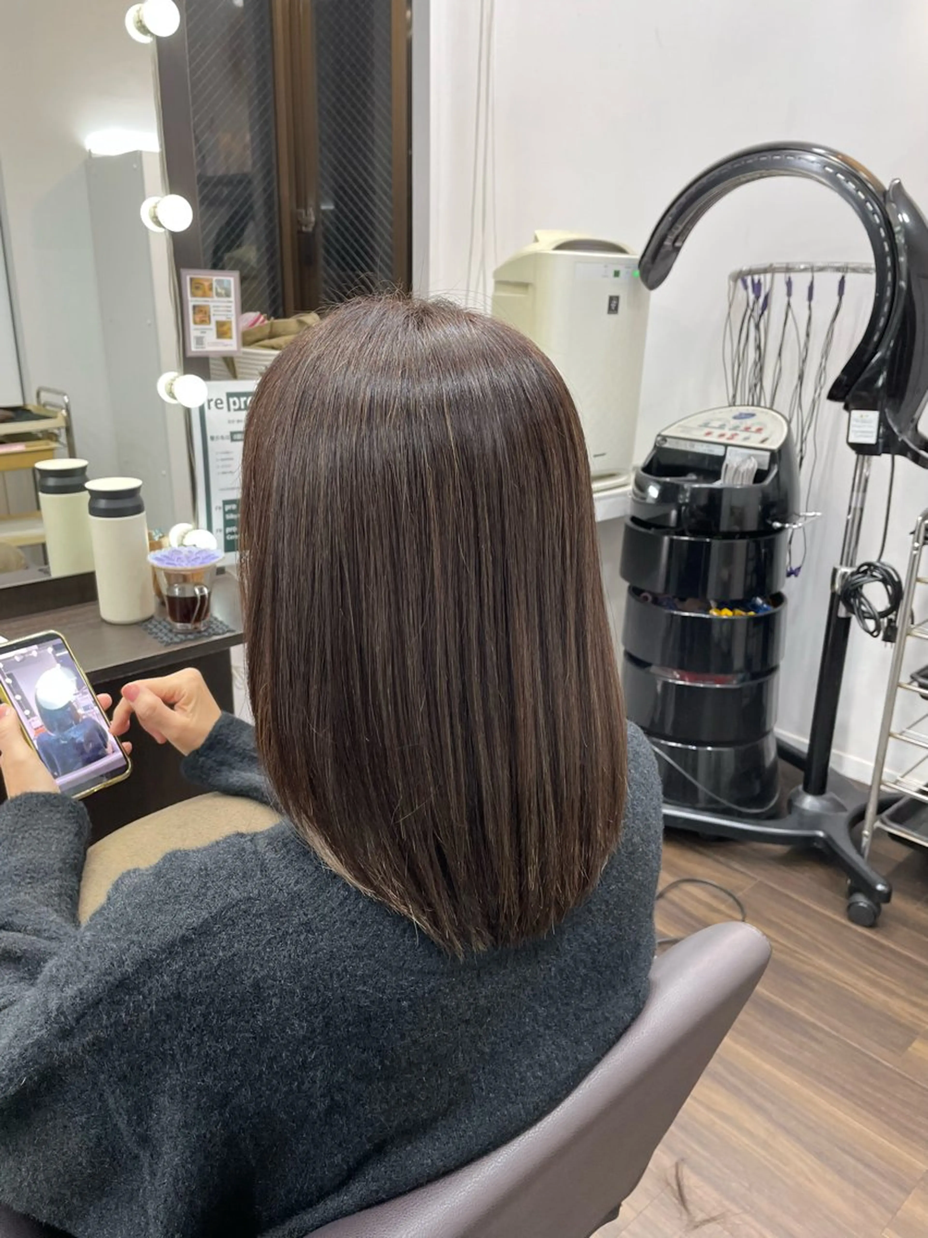 ミディアム ヘアカラー トリートメント 髪質改善FORMA 💫S.Katohのヘアスタイル