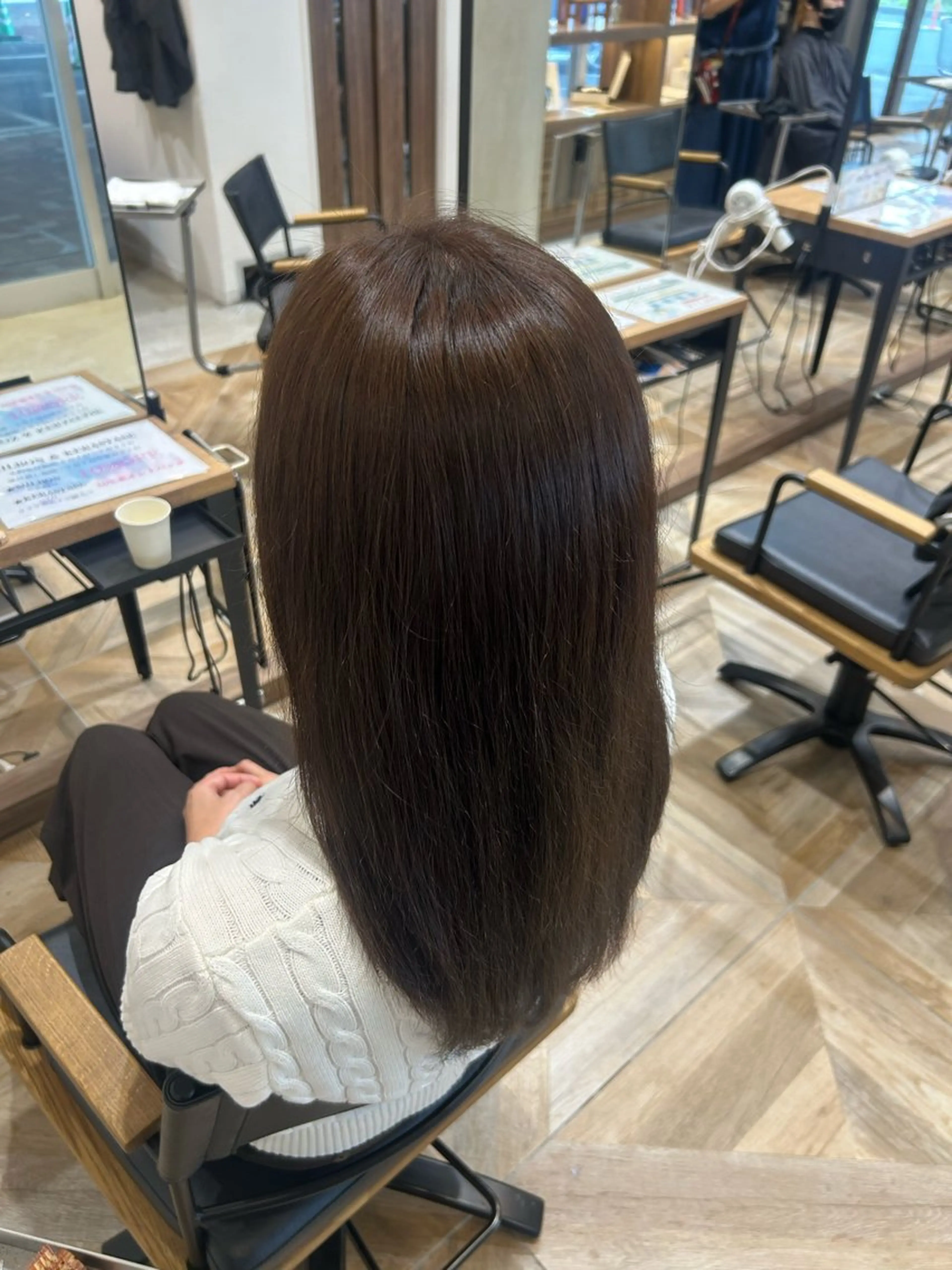 カラー 🫧ナナ_ 髪質改善_カラー🍑のヘアスタイル
