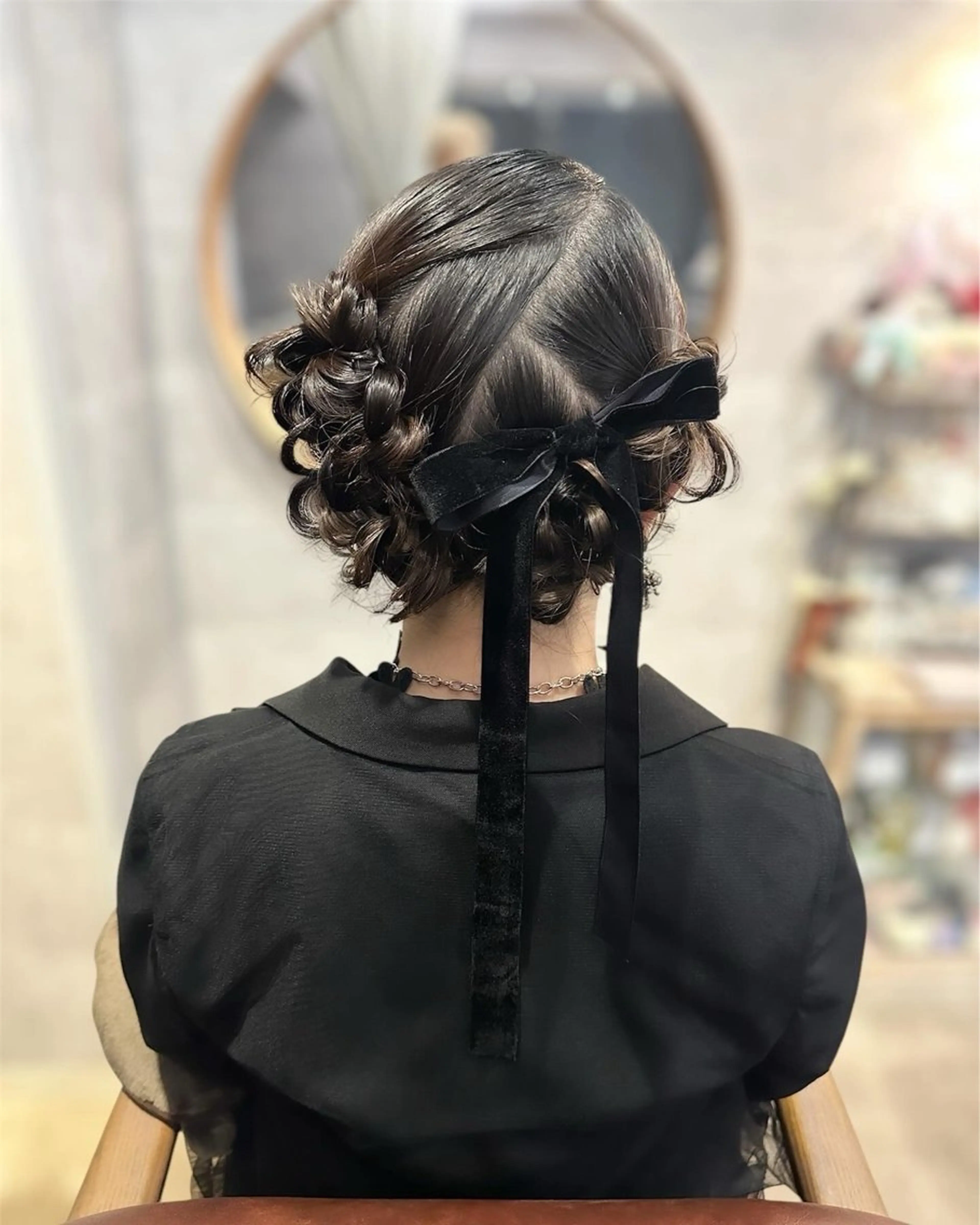 ミディアム ヘアアレンジ ヘアセット ヘアセット┊お呼ばれ ┊お出かけ┊wadaのヘアスタイル