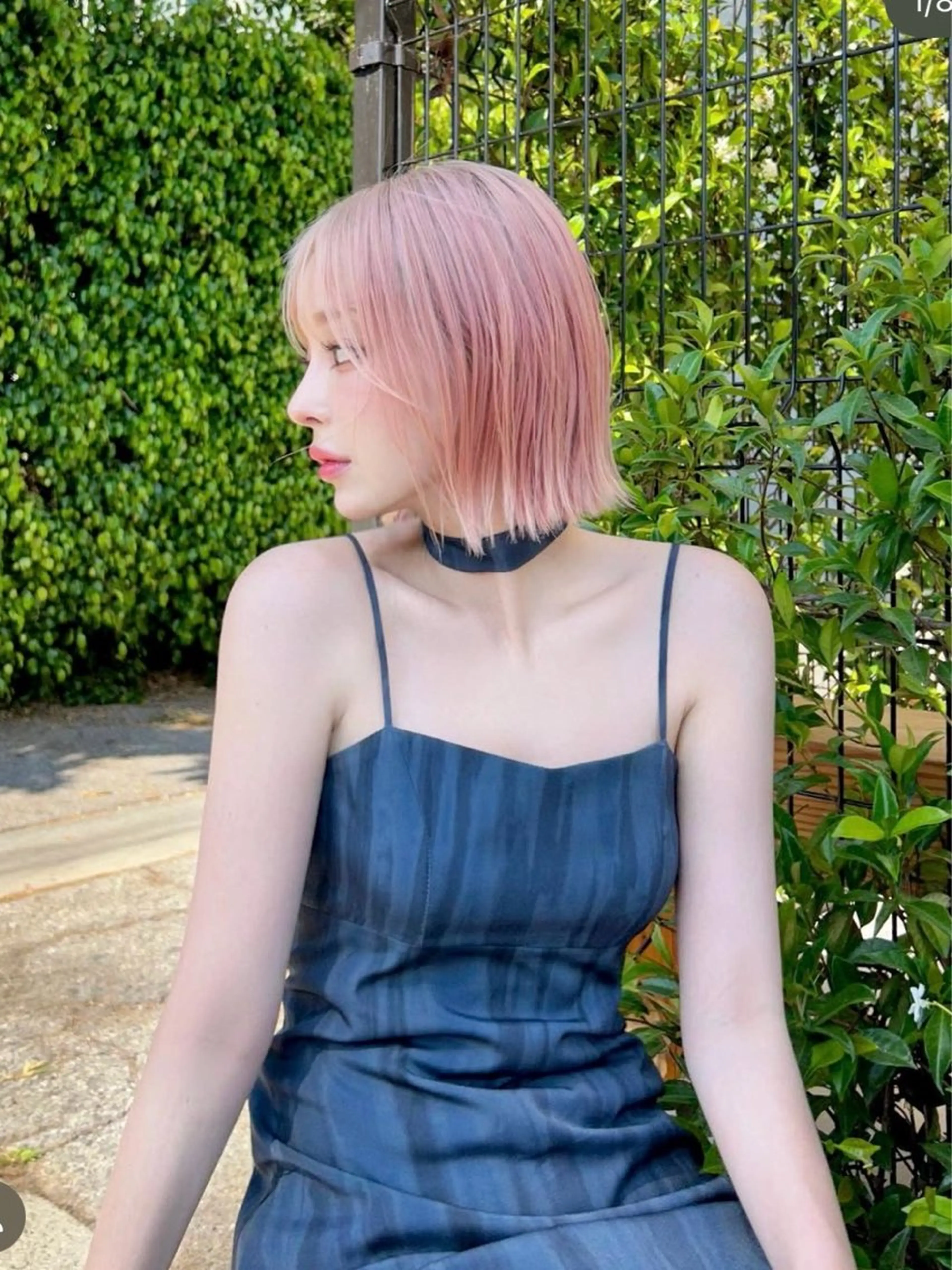 ミディアム 表参道/ハイトーン/ misaki🎀のヘアスタイル