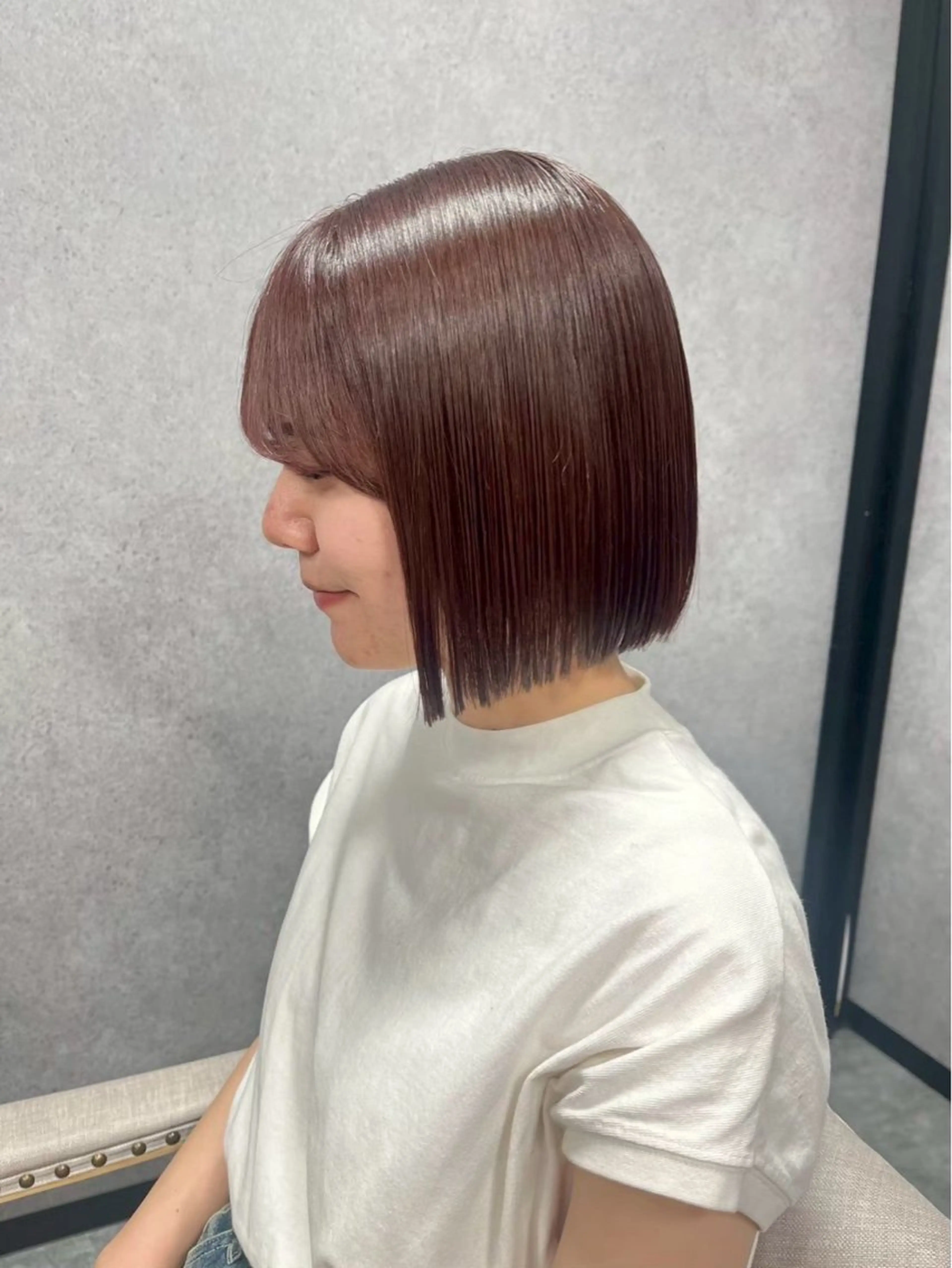 ショート ボブ 窪田 琉空のヘアスタイル