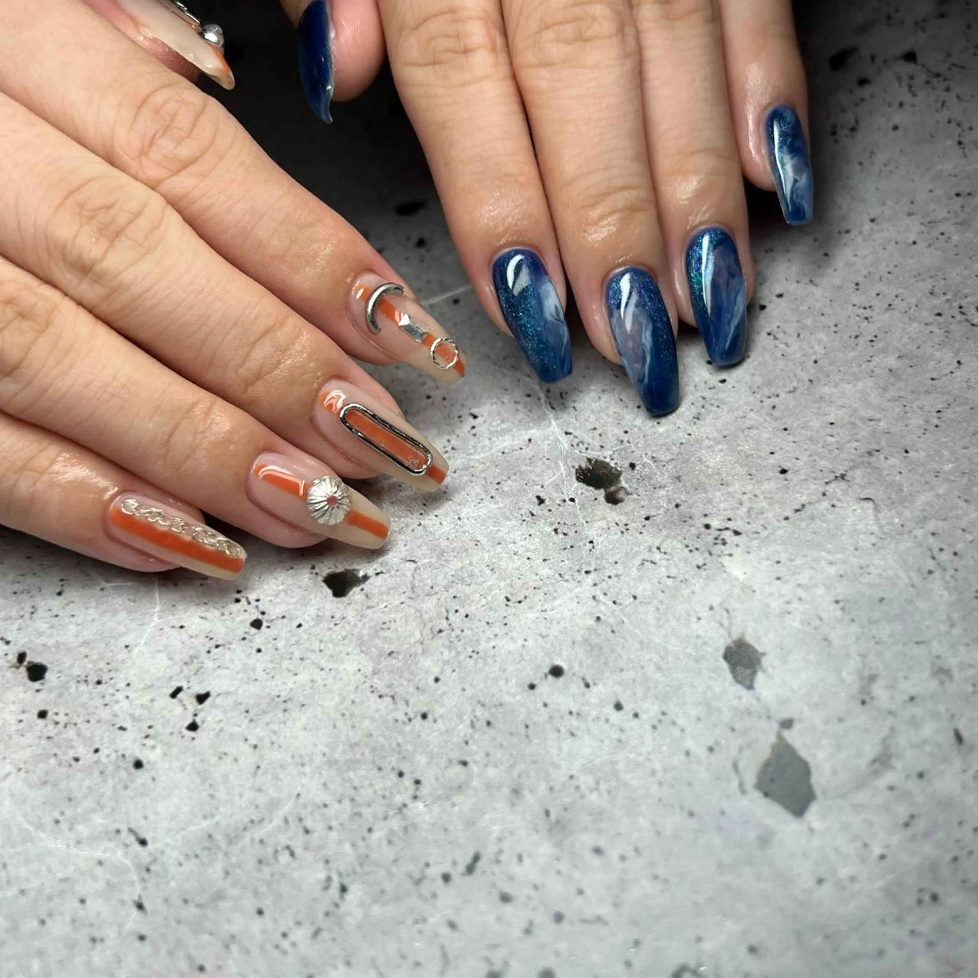 ネイル アートネイル ハンドネイル 𝐫𝐚𝐢 𝐧𝐚𝐢𝐥のネイルデザイン