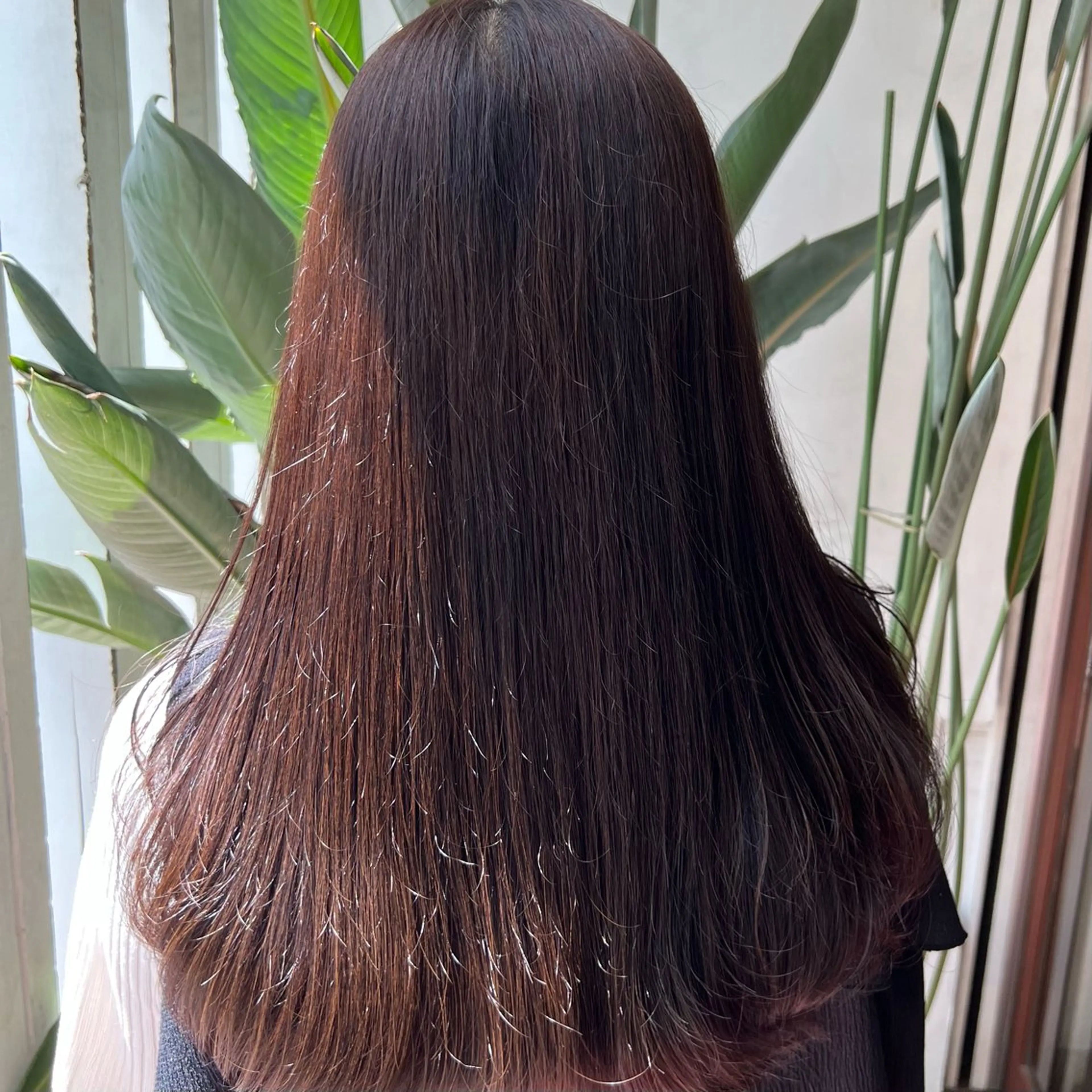 ロング カラー カット トリートメント ヘッドスパ ブリーチカラー🦖 岡部木乃夏のヘアスタイル