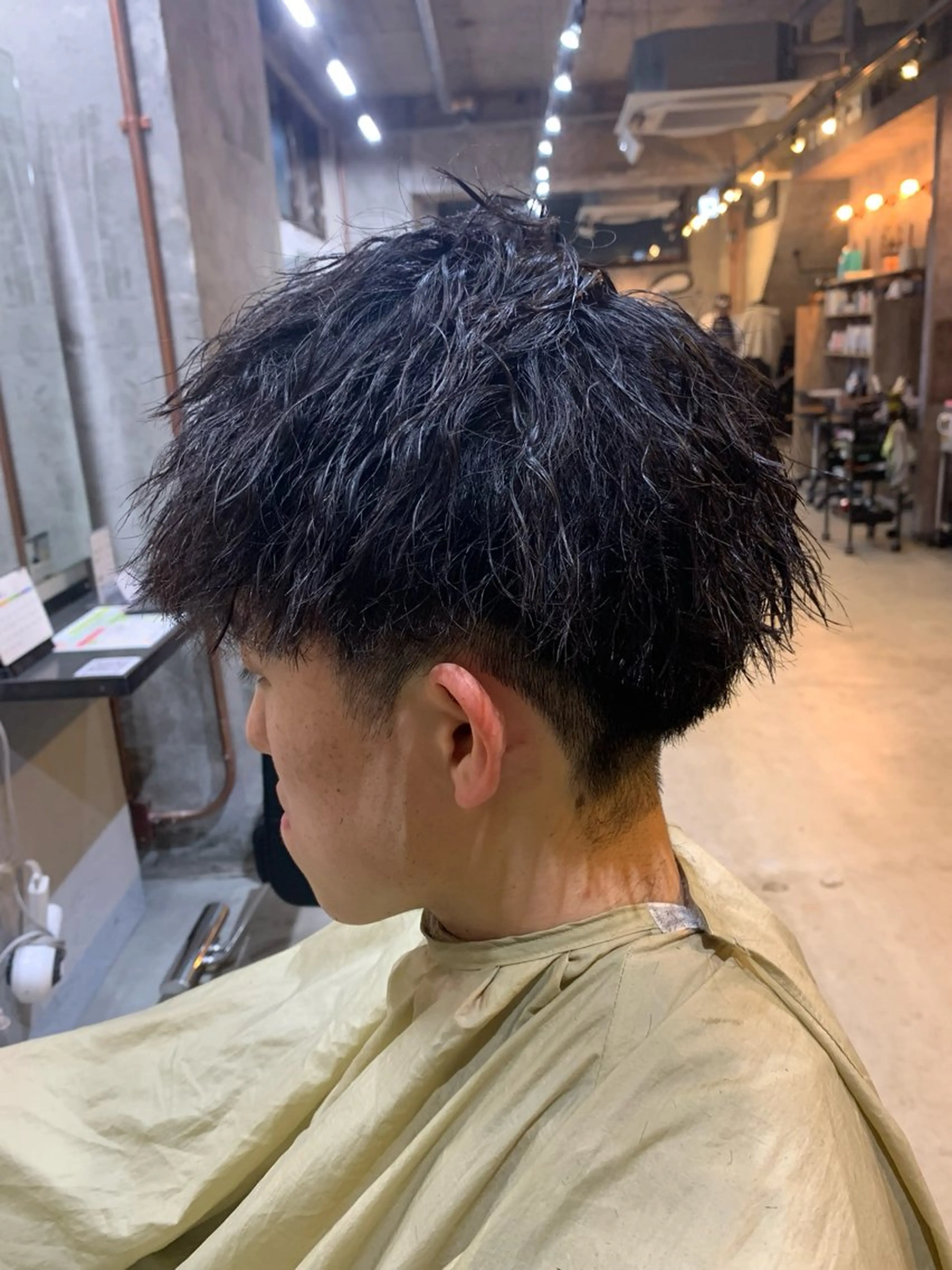 パーマ メンズ マッシュ メンズパーマ メンズツイストパーマ ツイストパーマ カット パーマ ⚡️メンズパーマ特化 mens支持◎/忠地のヘアスタイル