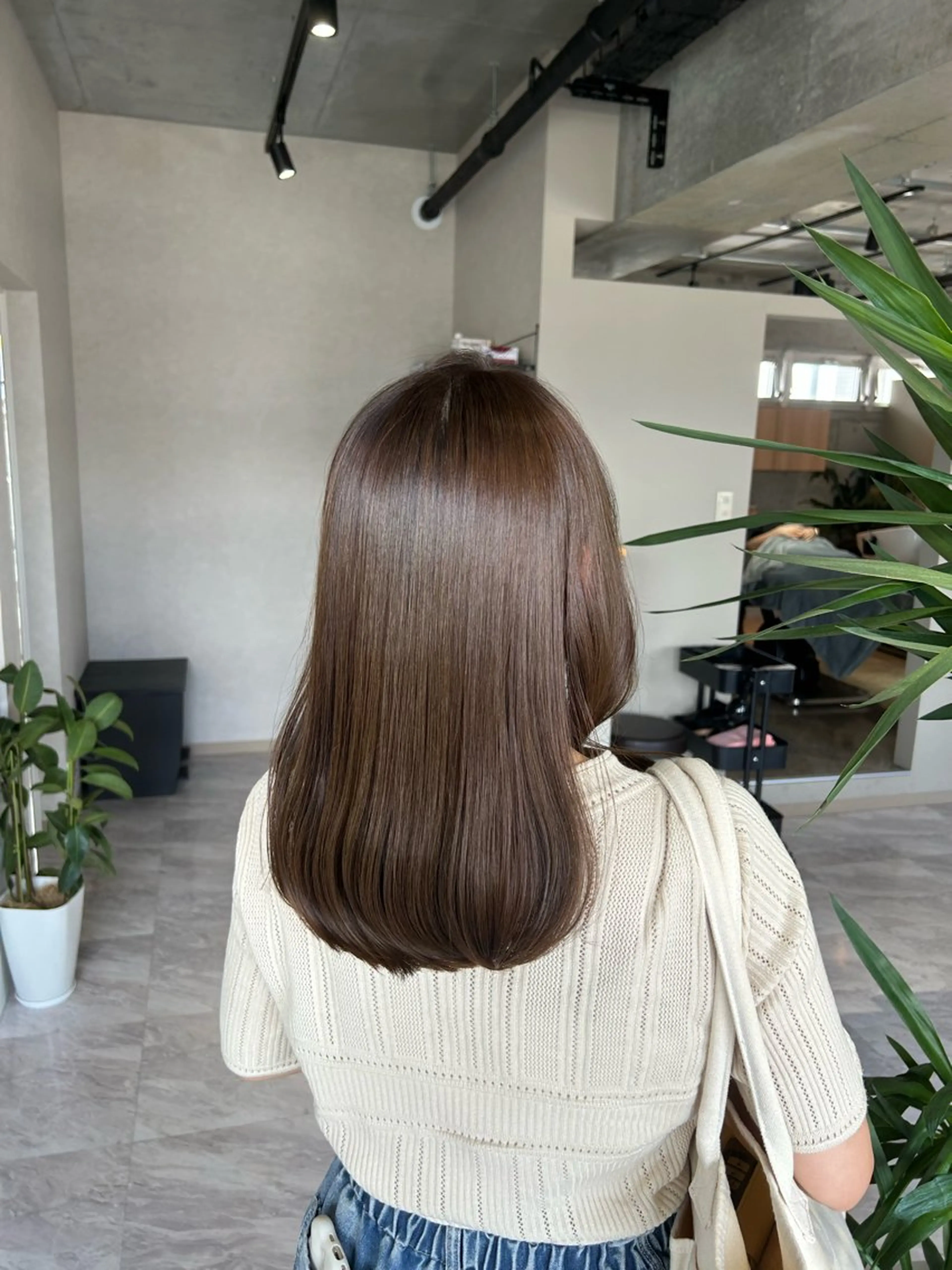 カラー Plume.所属・おおひら ののはのヘアスタイル