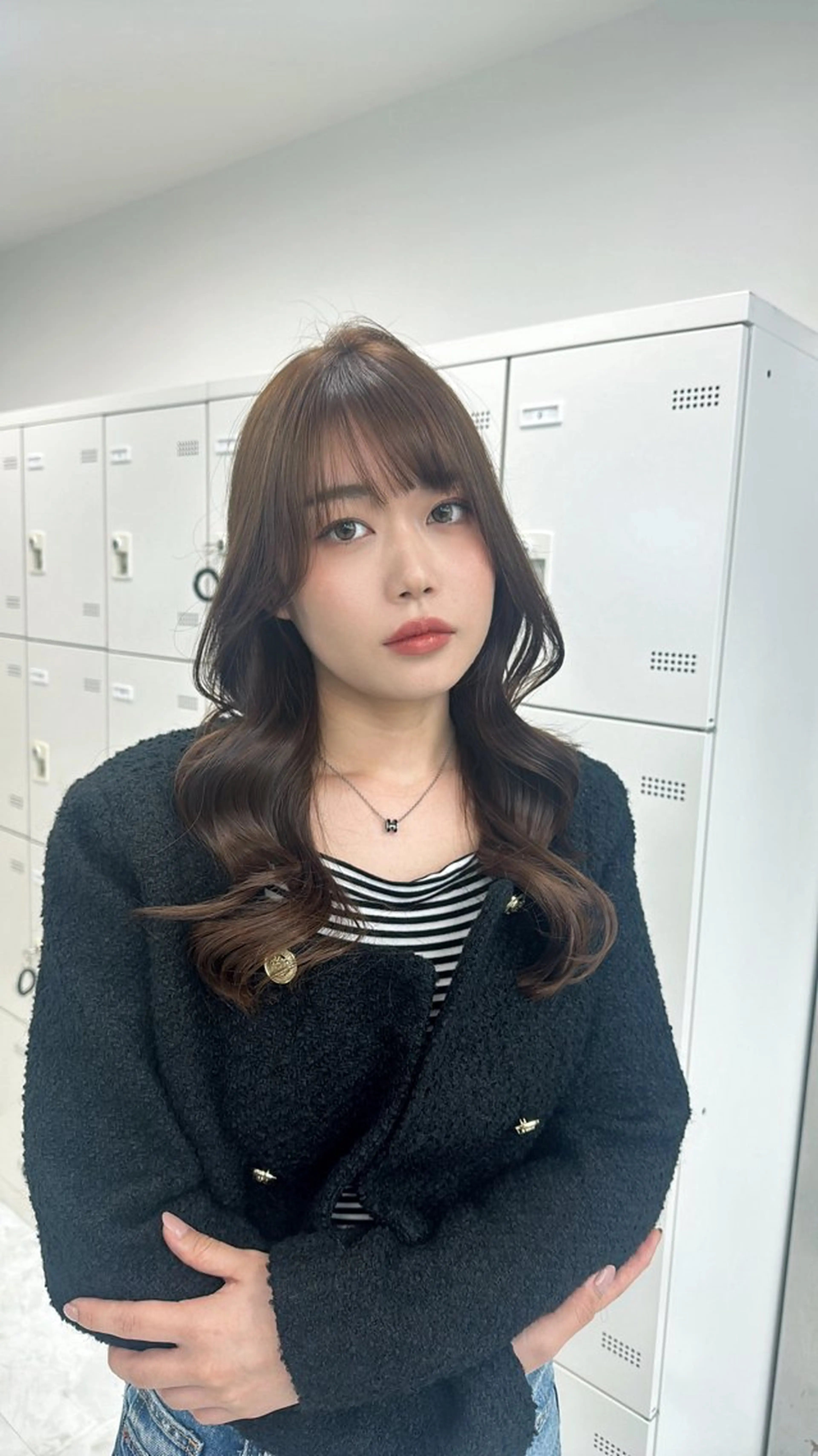 ロング カラー カット ヘアカラー トリートメント ヘッドスパ ヘアセット ガーリーstyle ❤︎misaki🏹のヘアスタイル