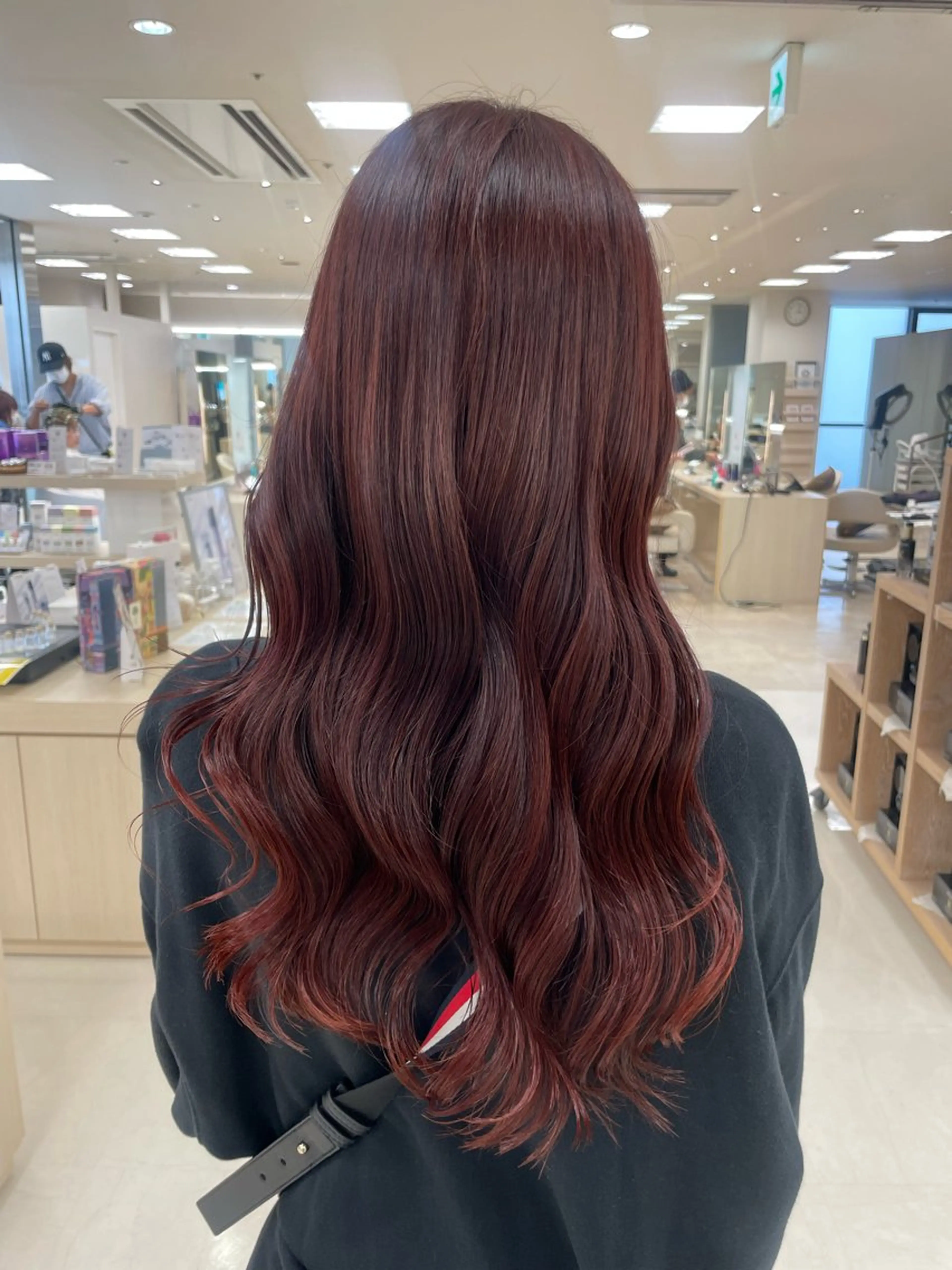 ロング カラー パーマ ヘアアレンジ 🍒KIKUCHI KANAE🍒のヘアスタイル
