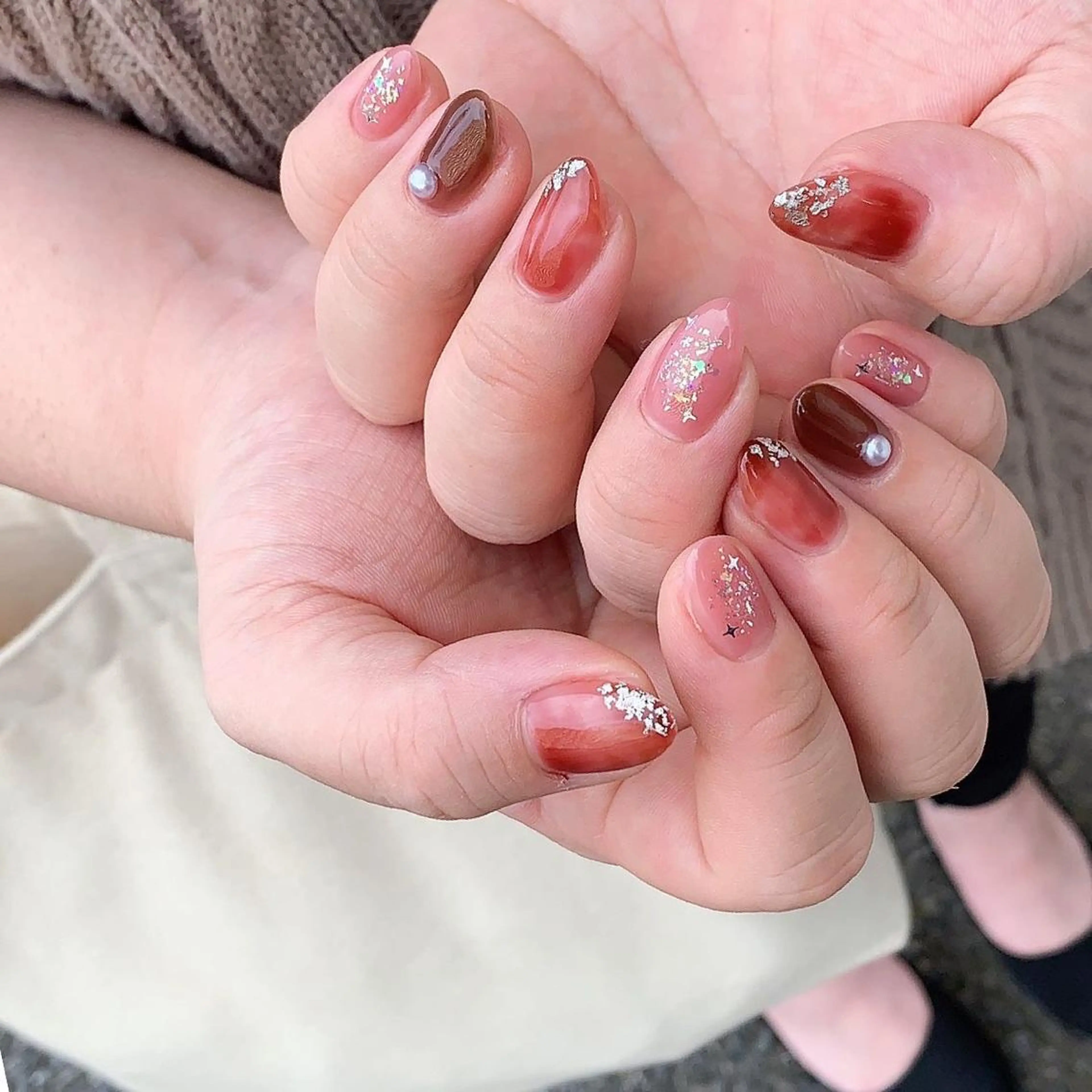 ネイル 持ち込み THECOLORS所属・近貞 莉奈のネイルデザイン