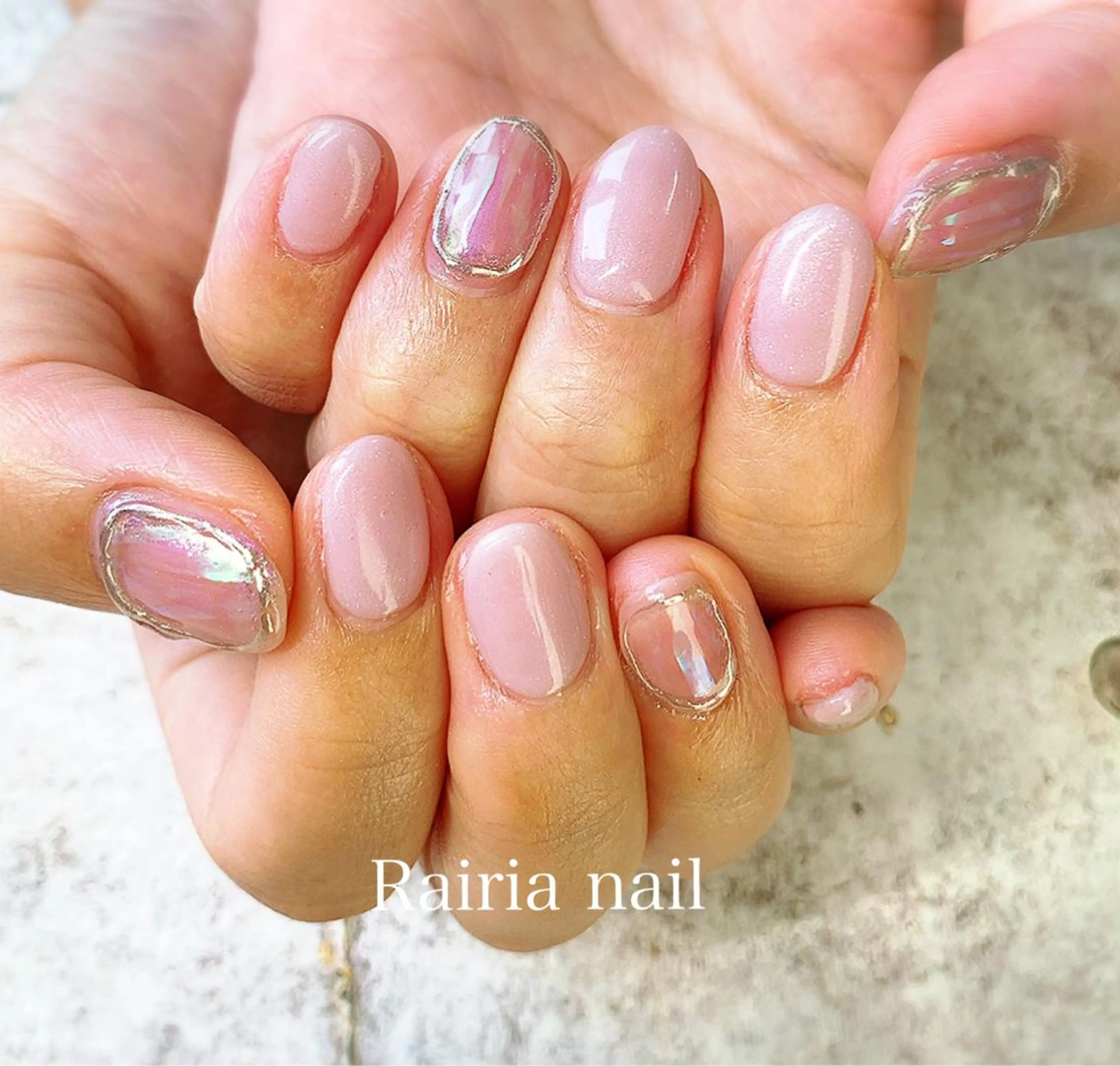 ネイル アートネイル ジェルネイル パラジェル 冬ネイル Rairia nail本八幡店のネイルデザイン