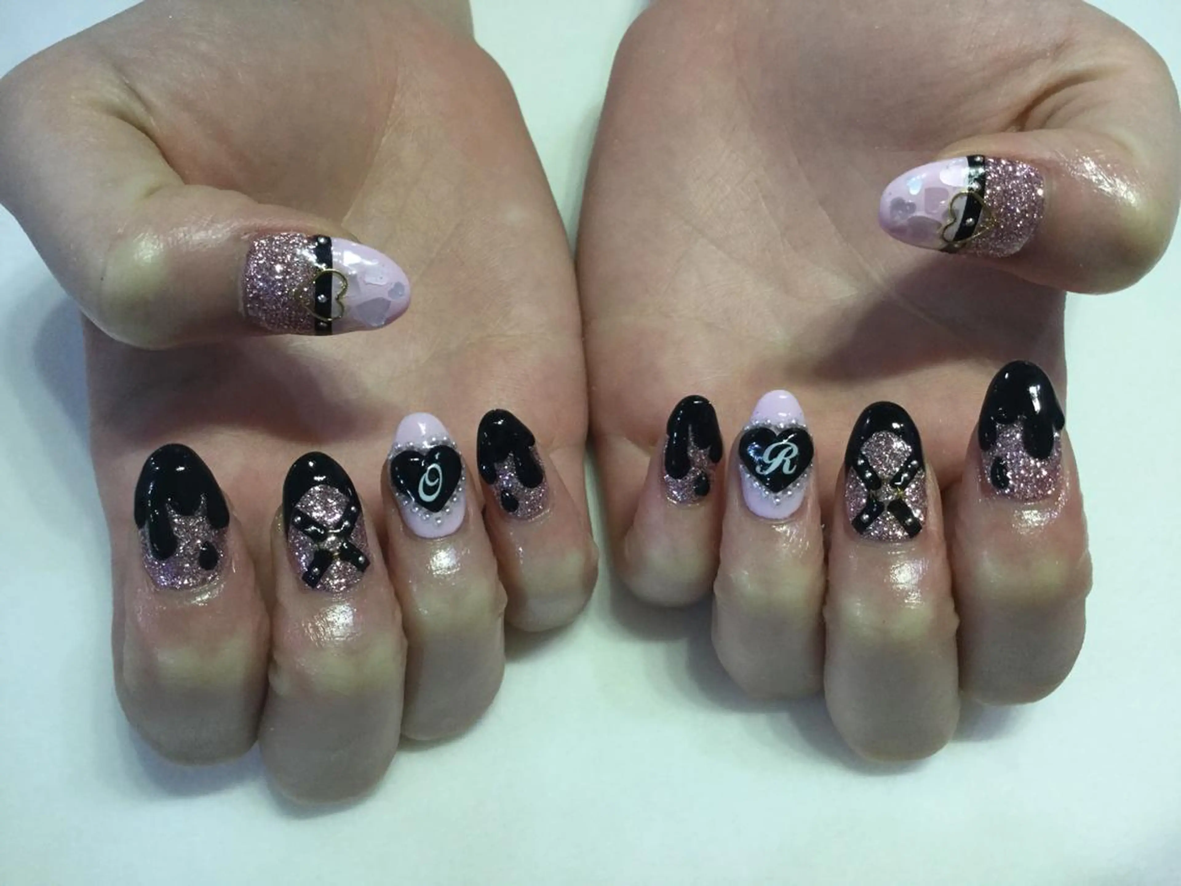 ネイル ハンドネイル 💎🐰 saki. m 🐰💎のネイルデザイン