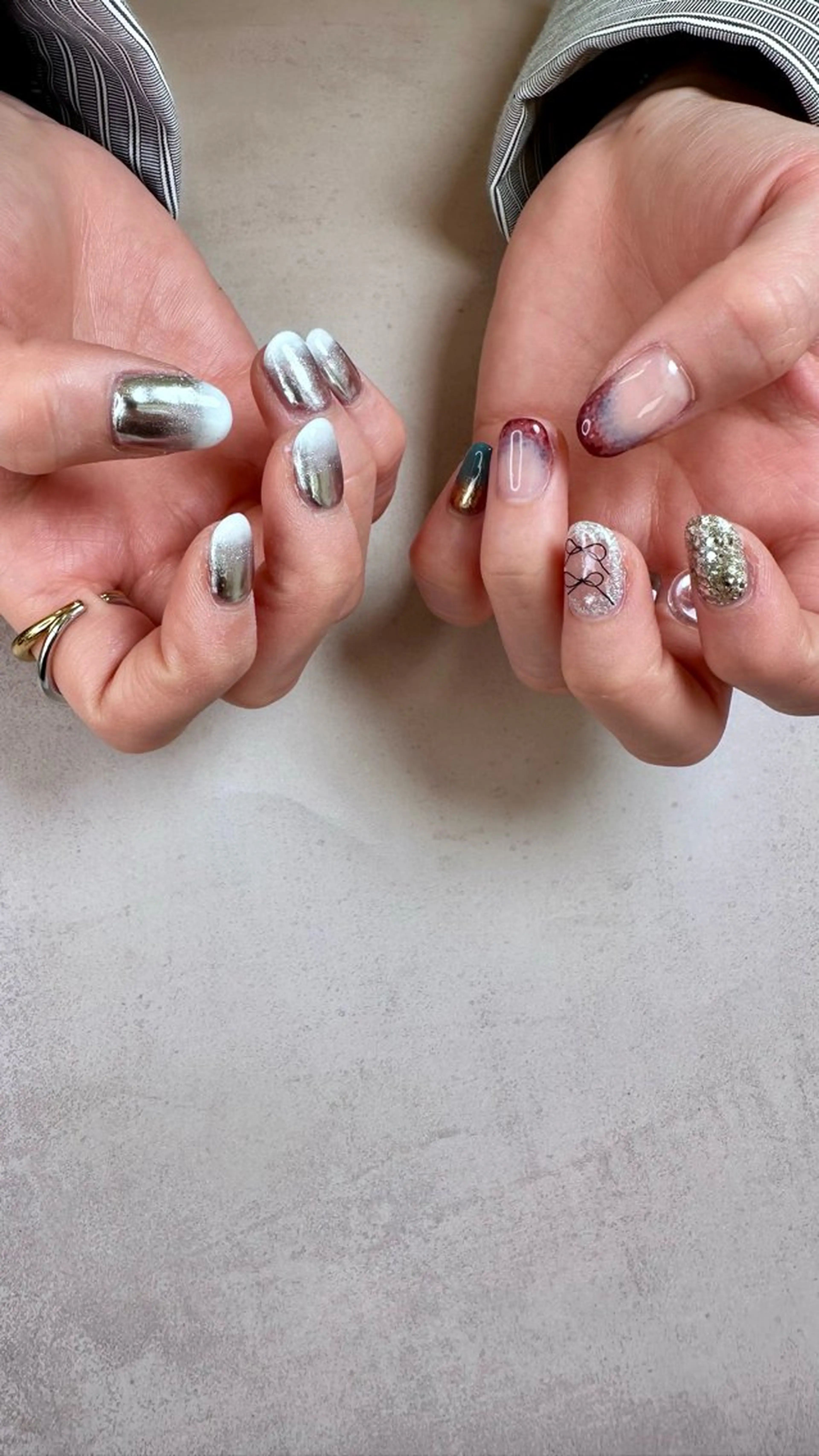 ネイル ニュアンスネイル ハンドネイル ハンドケア Atelier Ariのネイルデザイン