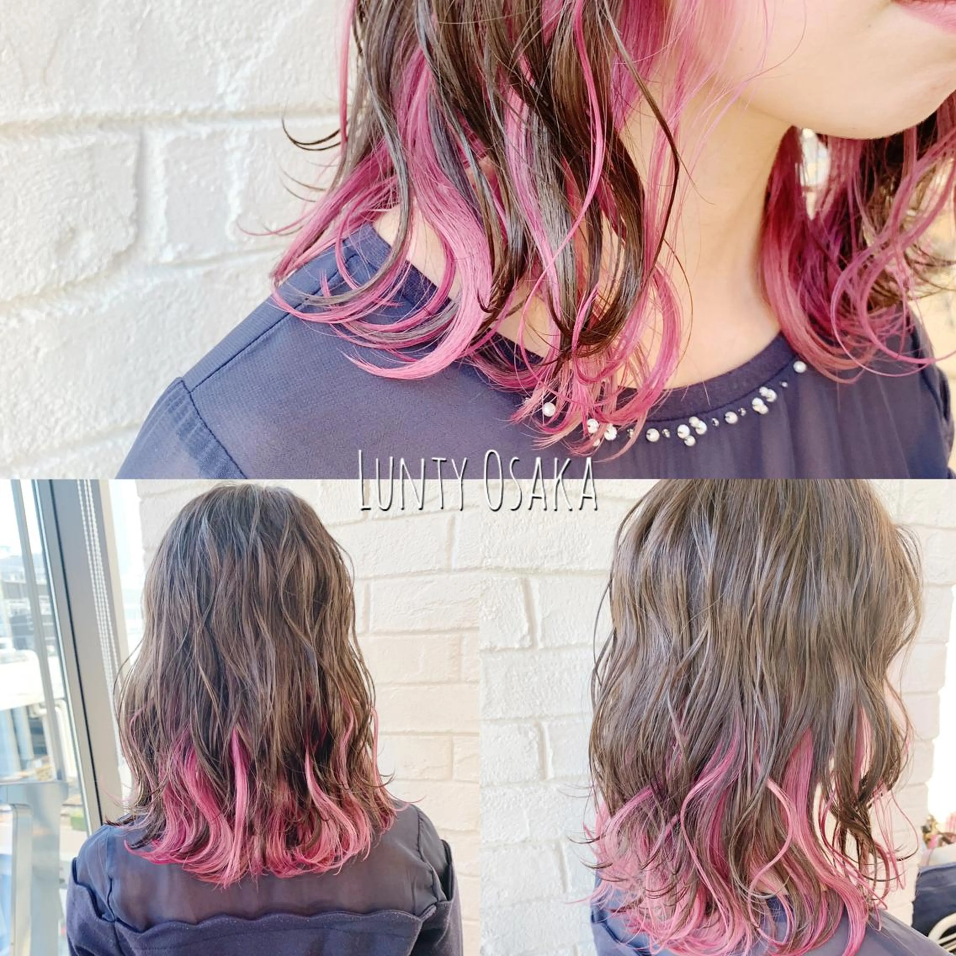 ミディアム カラー enn. bleach by t.a.g所属・枚方/樟葉駅 ３分 enn. AKIRAのヘアスタイル